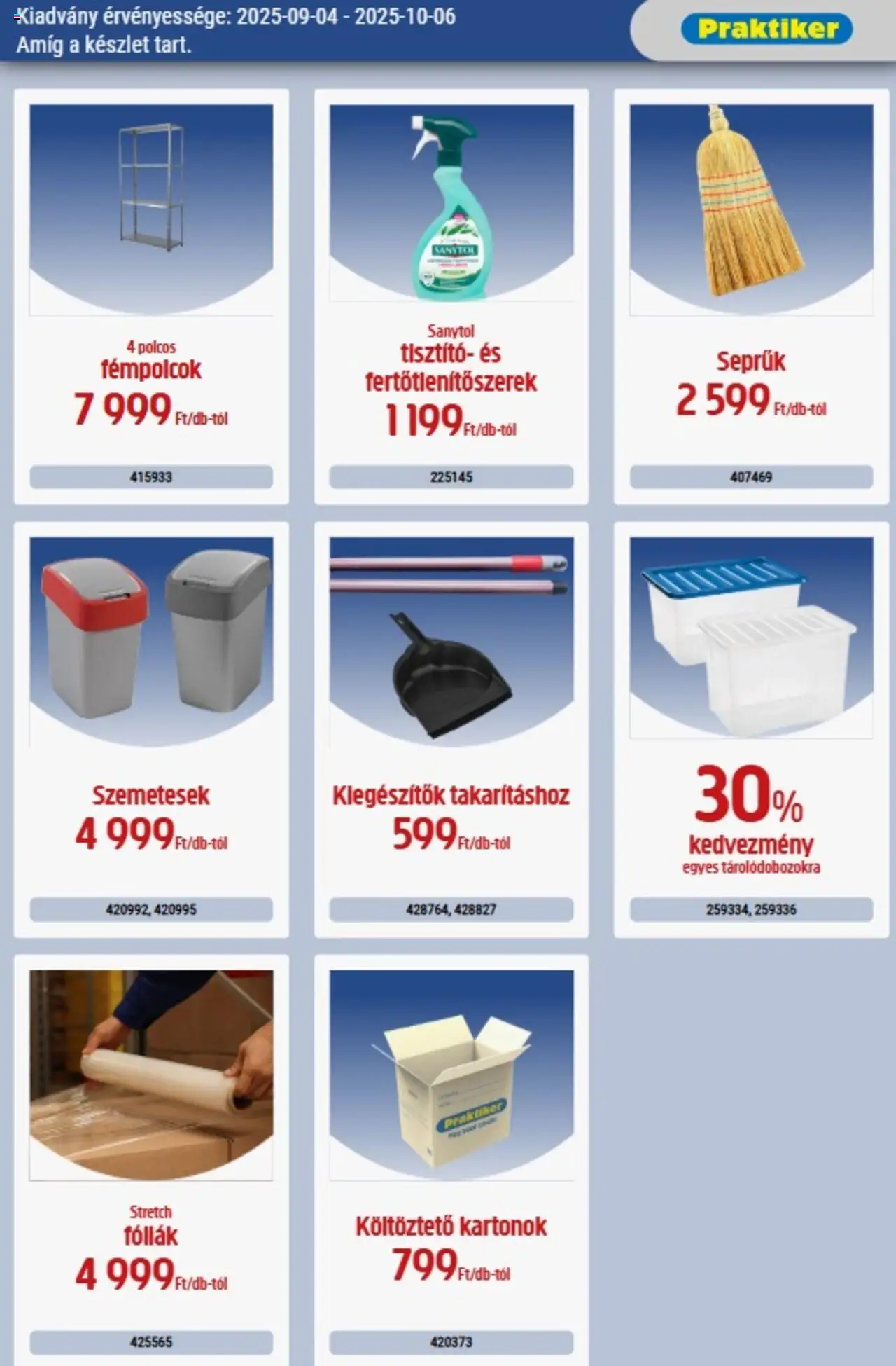 Praktiker akciós ujság - amely érvényes a következő dátumtól: 04.09.2025 | Oldal: 29
