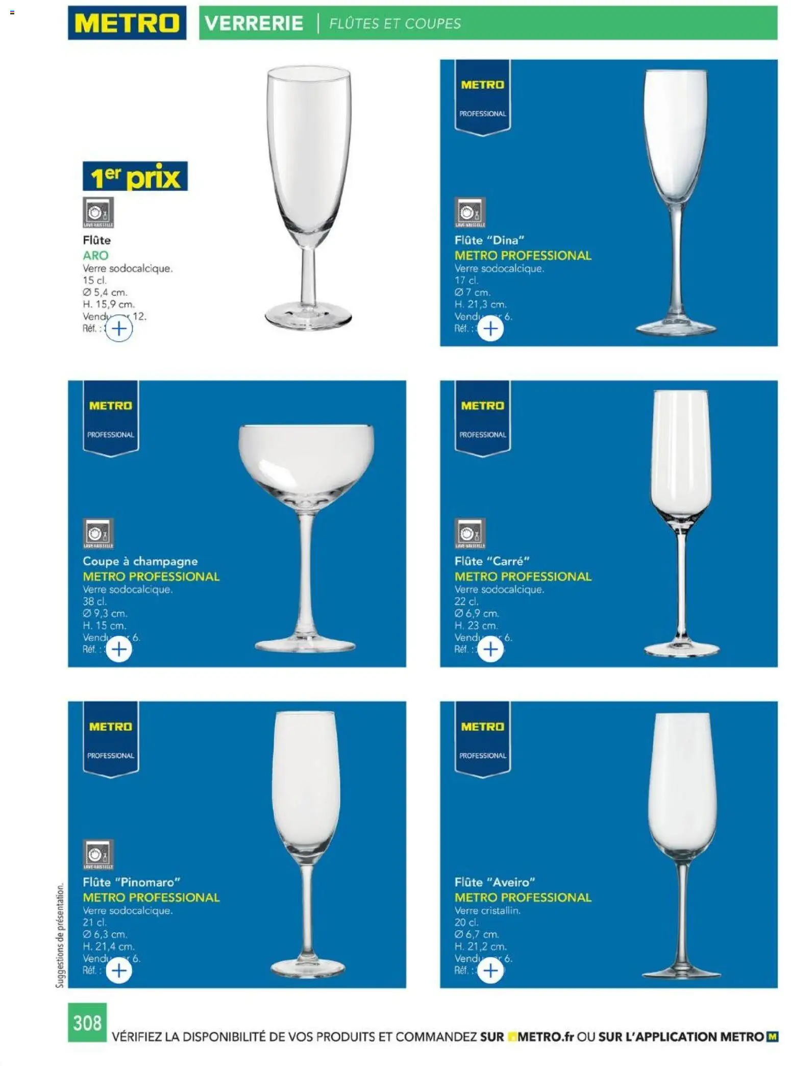 {H1} | Page: 308 | Produits: Champagne, Flûte