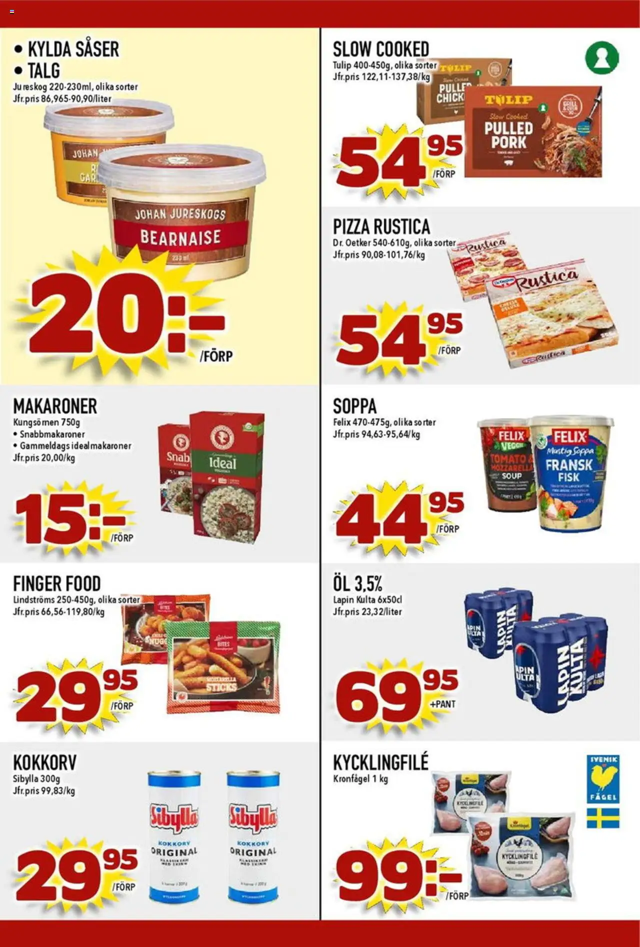 Nya Pulsen reklamblad aktuell från 18.08.2025 | Sida: 17 | Produkter: Makaroner, Pizza, Öl, Soppa