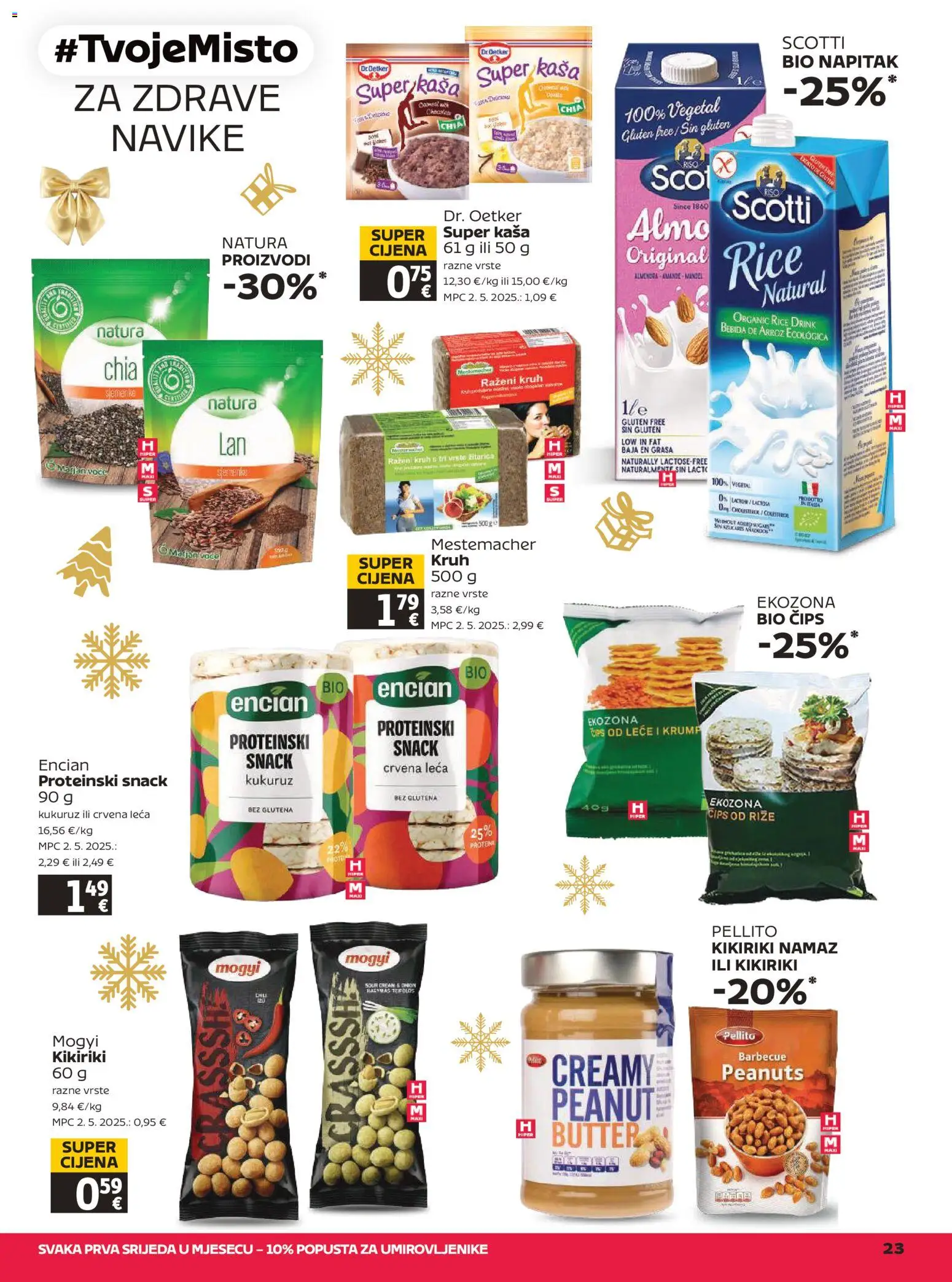Tommy katalog | vrijedi od 29.12.2025 | Stranica: 23 | Proizvodi: Kruh, Leća, Kikiriki, Namaz
