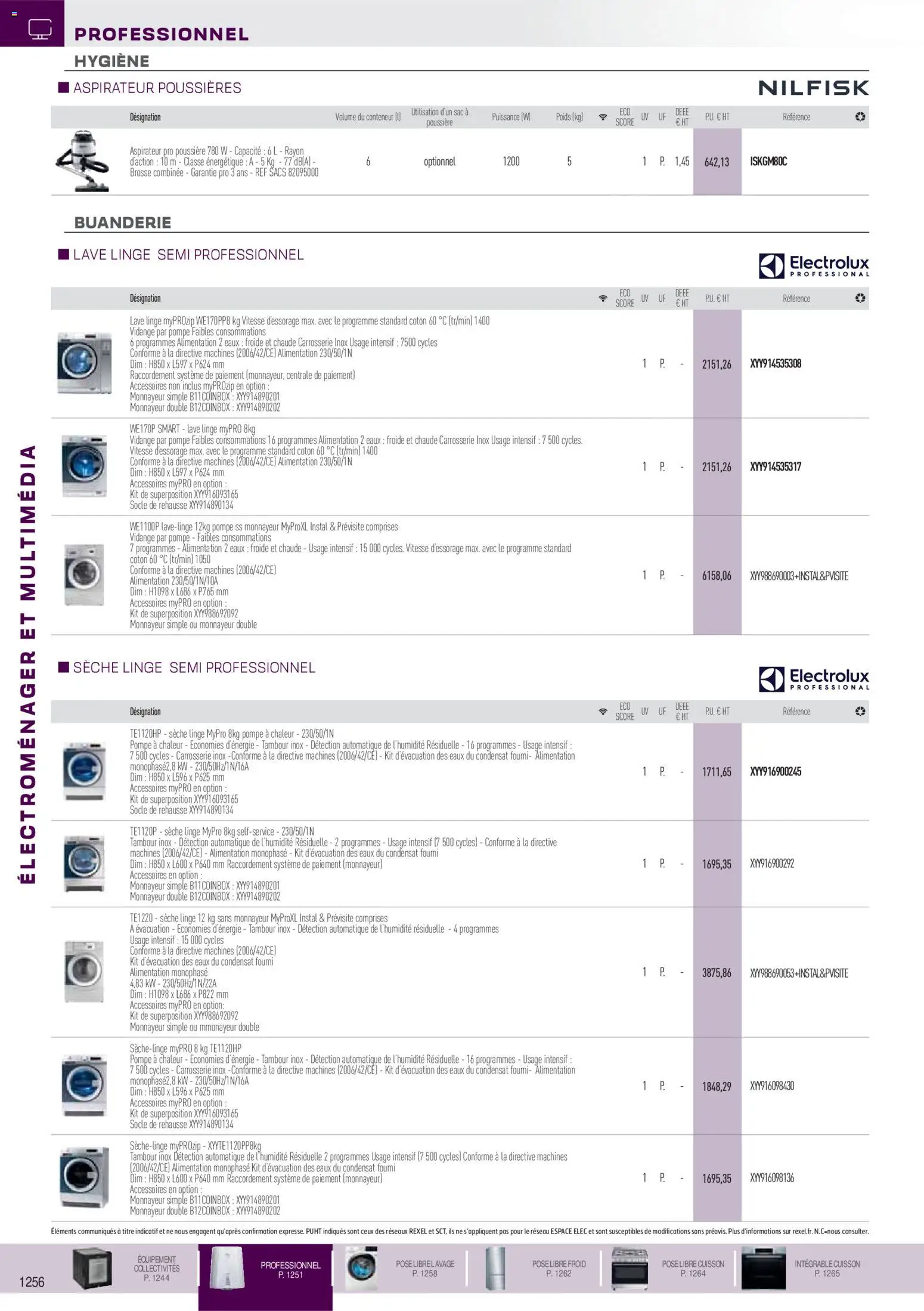 {H1} | Page: 15 | Produits: Poids, Aspirateur, Coton, Brosse