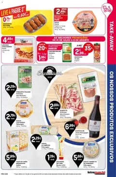 Intermarché folheto │ válido de 31.07.2025 | Página: 9 | Produtos: Lasanha, Queijo, Maionese, Tarte