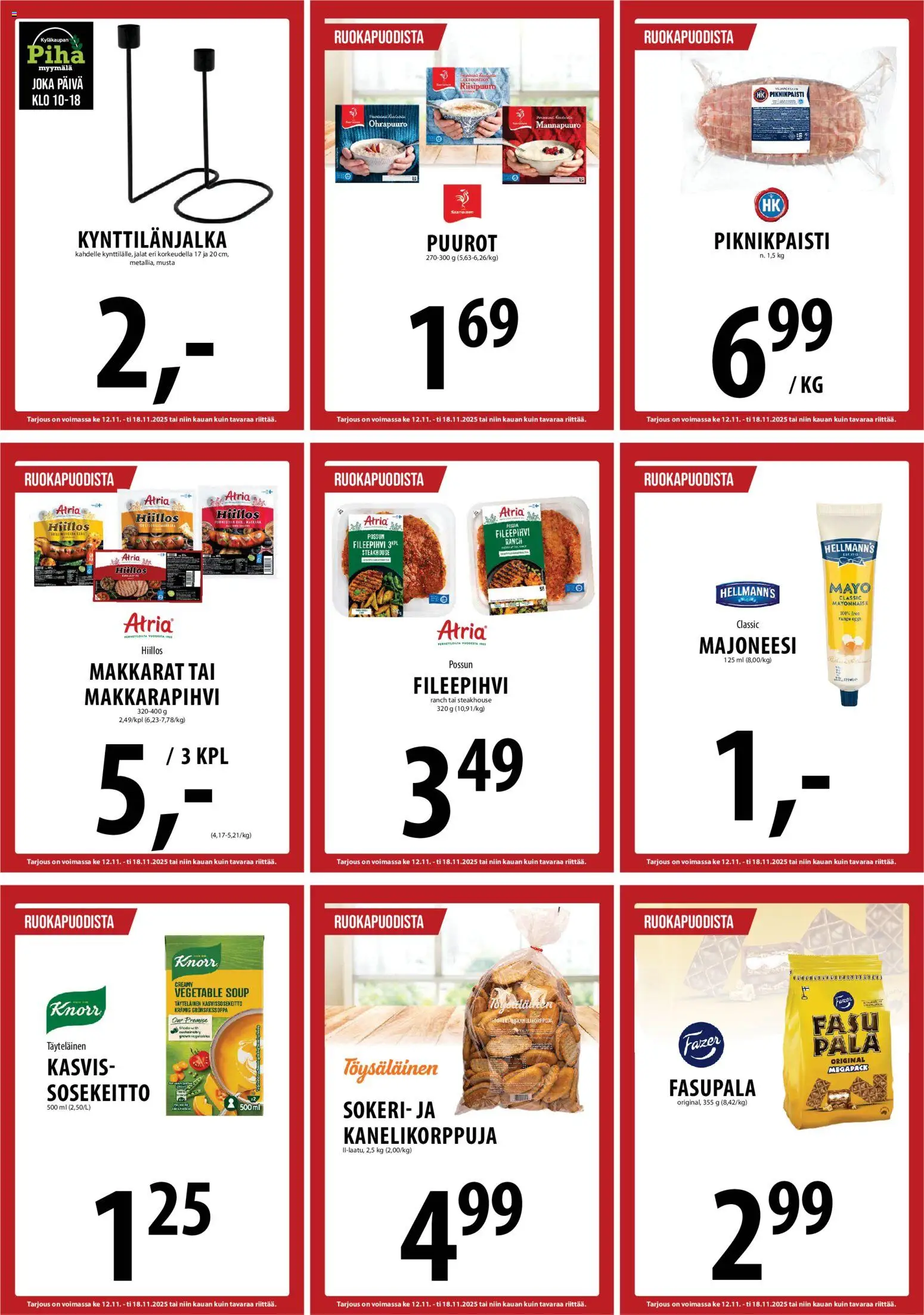 Tuuri tarjoukset – voimassa 12.11.2025 alkaen | Sivu: 26 | Tuotteet: Majoneesi