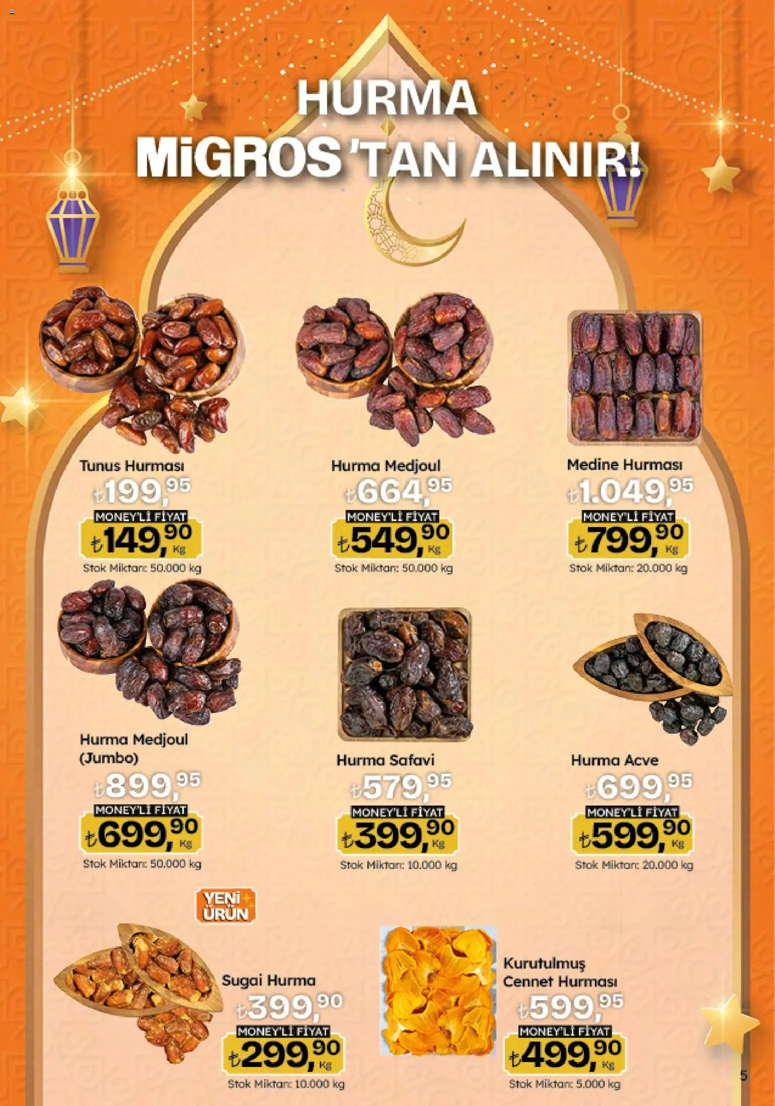 Migros Katalog - Migroskop - 12.02.2026 tarihinden itibaren geçerlidir | Sayfa: 5 | Ürünler: Hurma, Cennet hurması