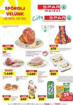 Spar Market Akciós újság - amely érvényes a következő dátumtól: 20.11.2025