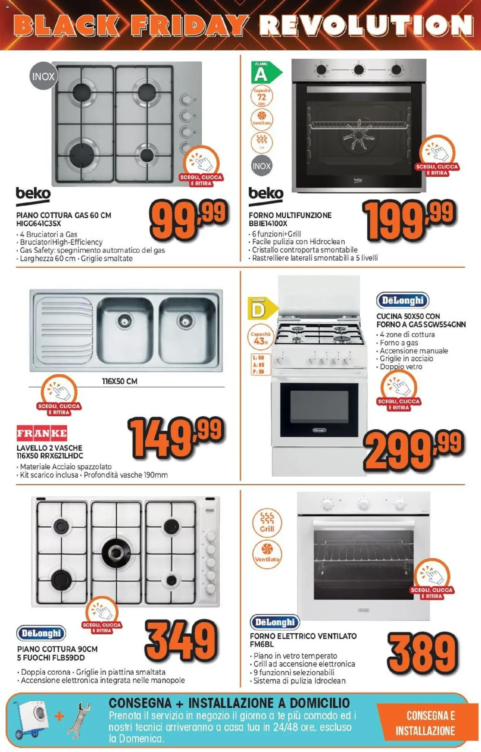 Volantino Expert del 17.11.2025 | Pagina: 24 | Prodotti: Tè, Lavello, Piano cottura, Forno