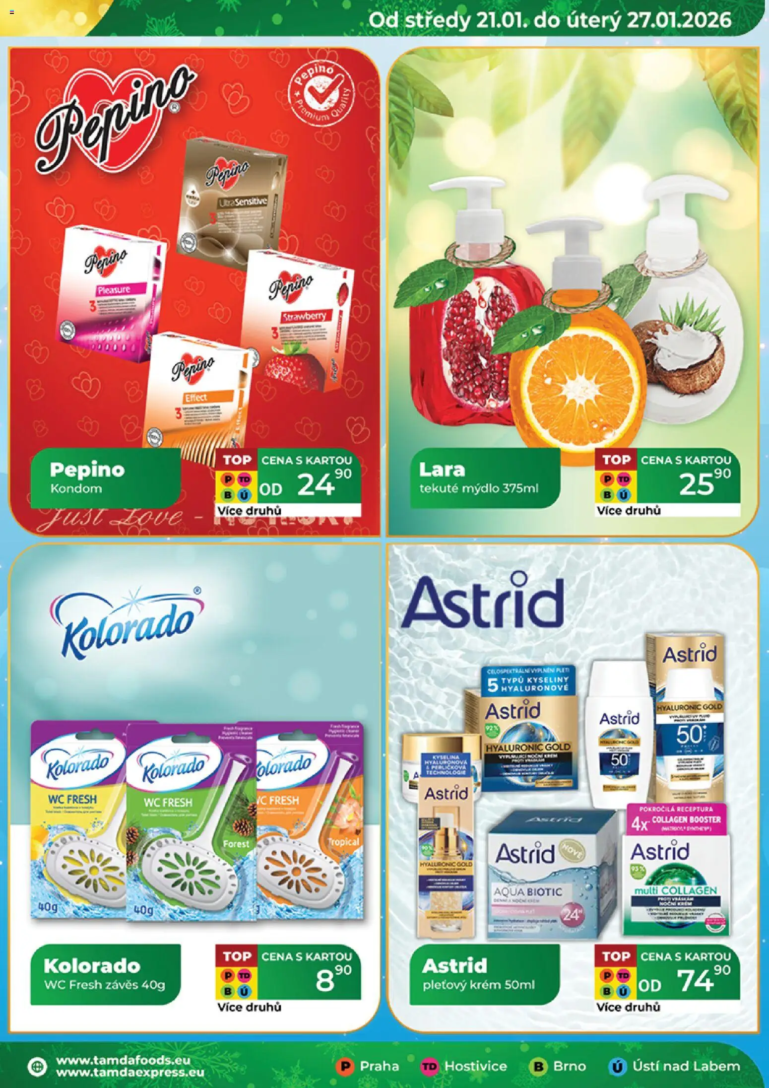 Tamda Foods leták od 21.01.2026 | Strana: 21 | Produkty: Mýdlo, Závěs, Krém, Wc