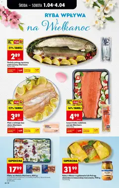 Pogląd oferty "Świeży pstrąg tęczowy patroszony, Marinero, Świeży pstrąg tęczowy patroszony" - ważna od 01.04.2026 | Strona: 32