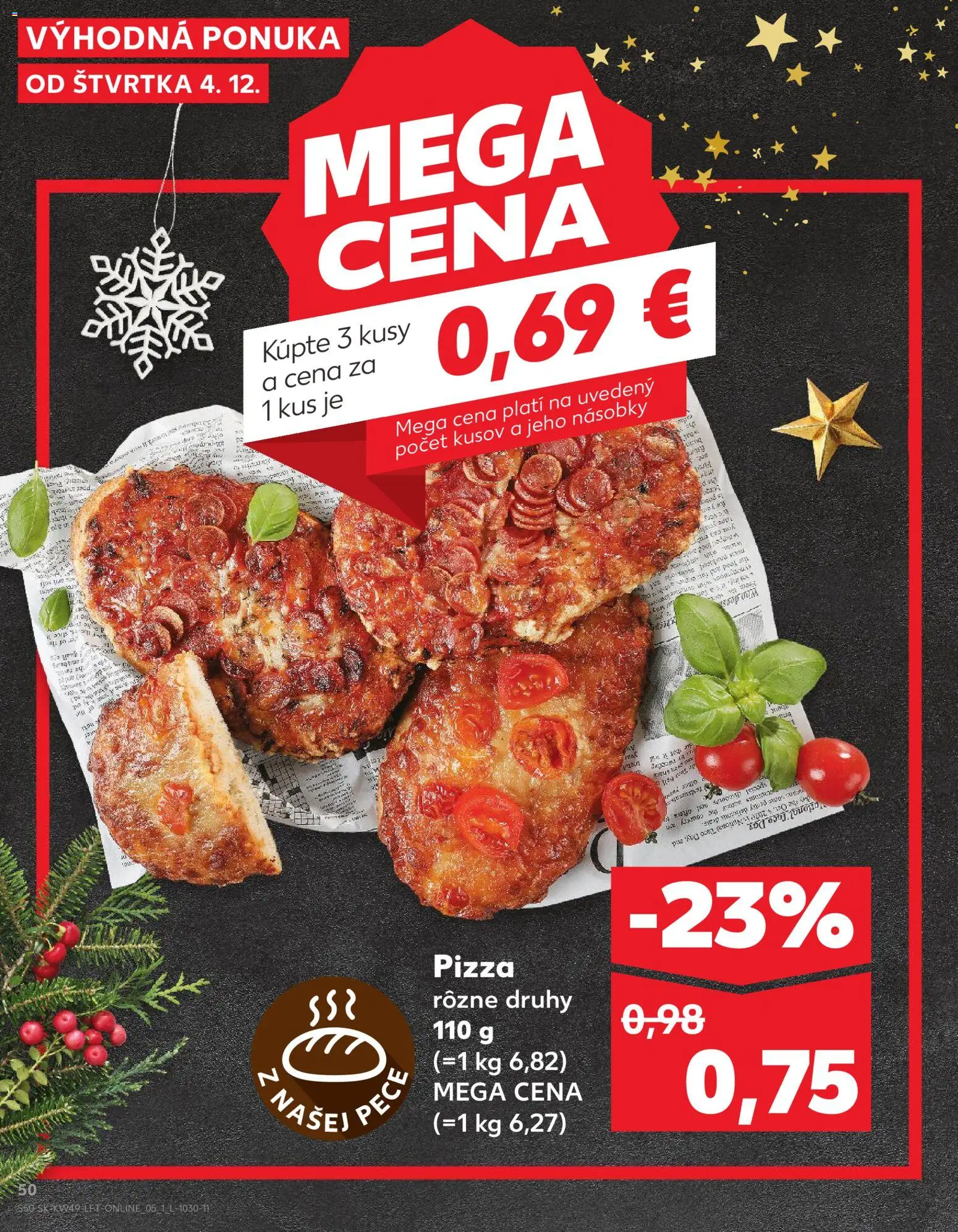 Kaufland SK akciós ujság - amely érvényes a következő dátumtól: 04.12.2025 | Oldal: 50