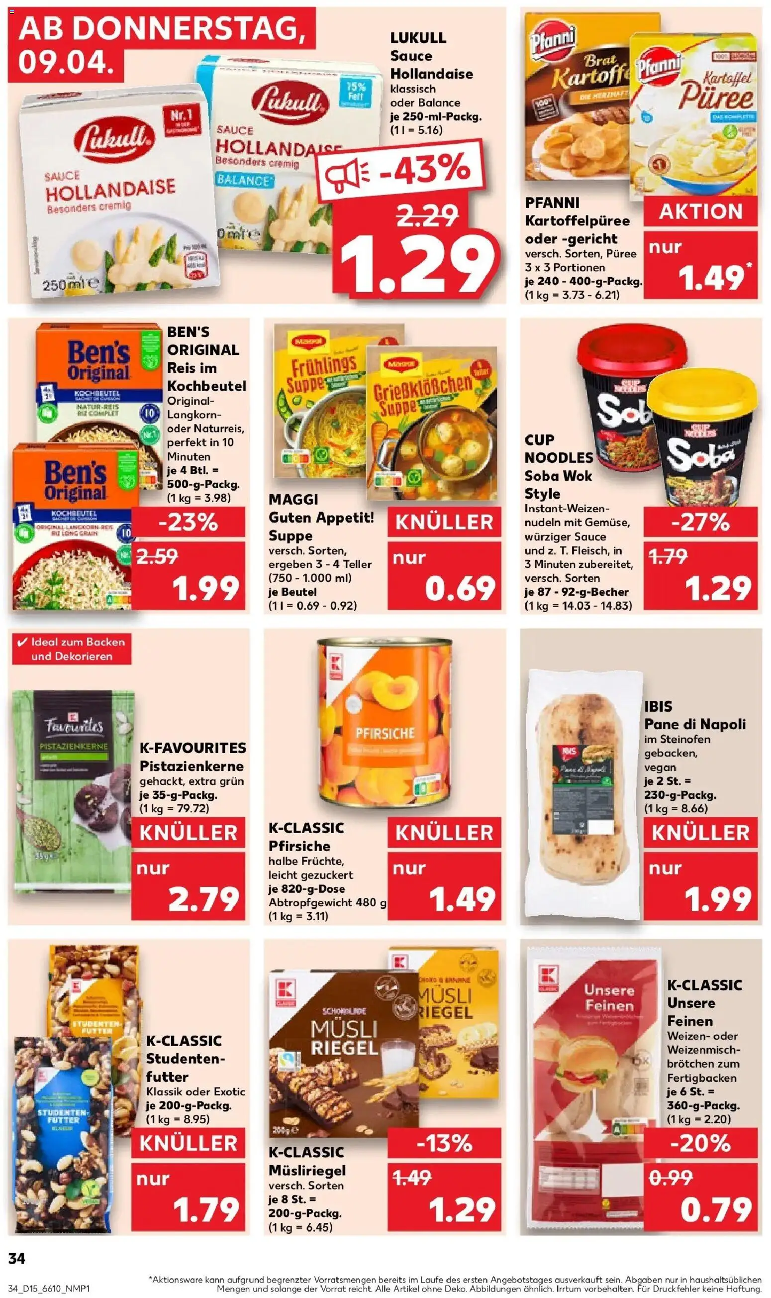 Kaufland Prospekt Rees	 – gültig ab 07.04.2026 | Seite: 46 | Produkte: Musli, Maggi, Pane, Nudeln
