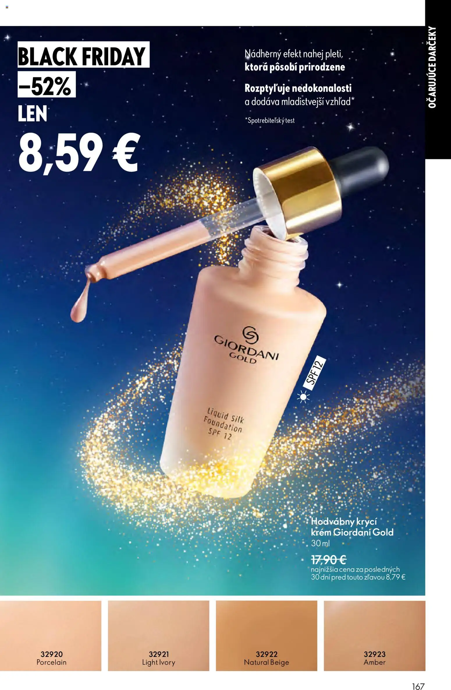 Nové Oriflame akcie – leták je platný od 12.11.2025 | Strana: 167 | Produkty: Krém