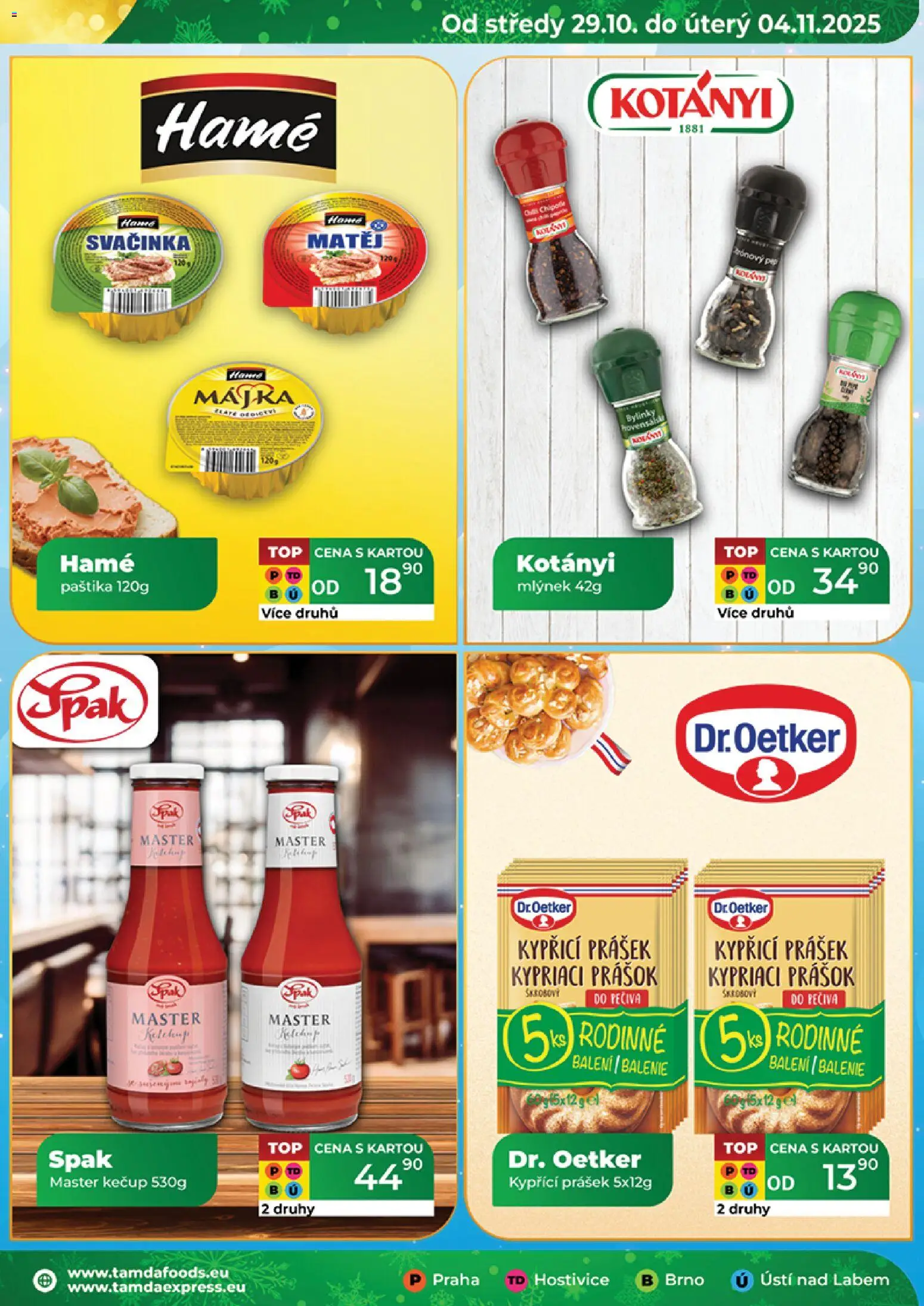 Tamda Foods leták od 29.10.2025 | Strana: 11 | Produkty: Kečup, Mlýnek, Paštika
