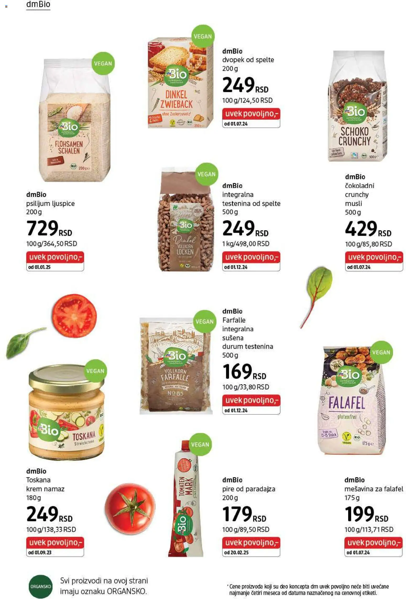 DM Drogerie katalog - važi od 01.01.2026 | Strana: 31 | Proizvode: Testenina, Musli