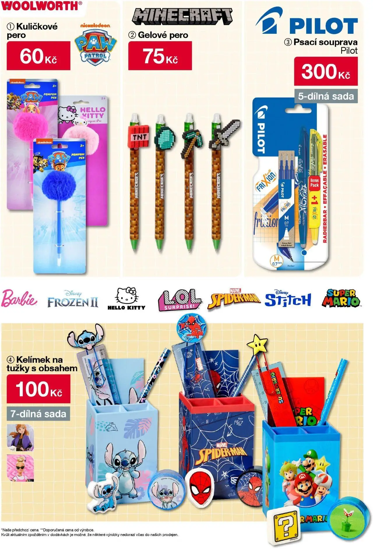Woolworth leták od 04.08.2025 - akční nabídka | Strana: 5 | Produkty: Pero, Barbie