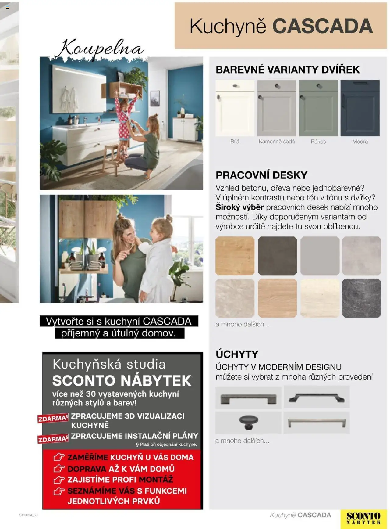 Sconto nábytek katalog - Kuchyně od 01.01.2025 | Strana: 53 | Produkty: Nábytek, Desky, Koupelna, Kuchyně