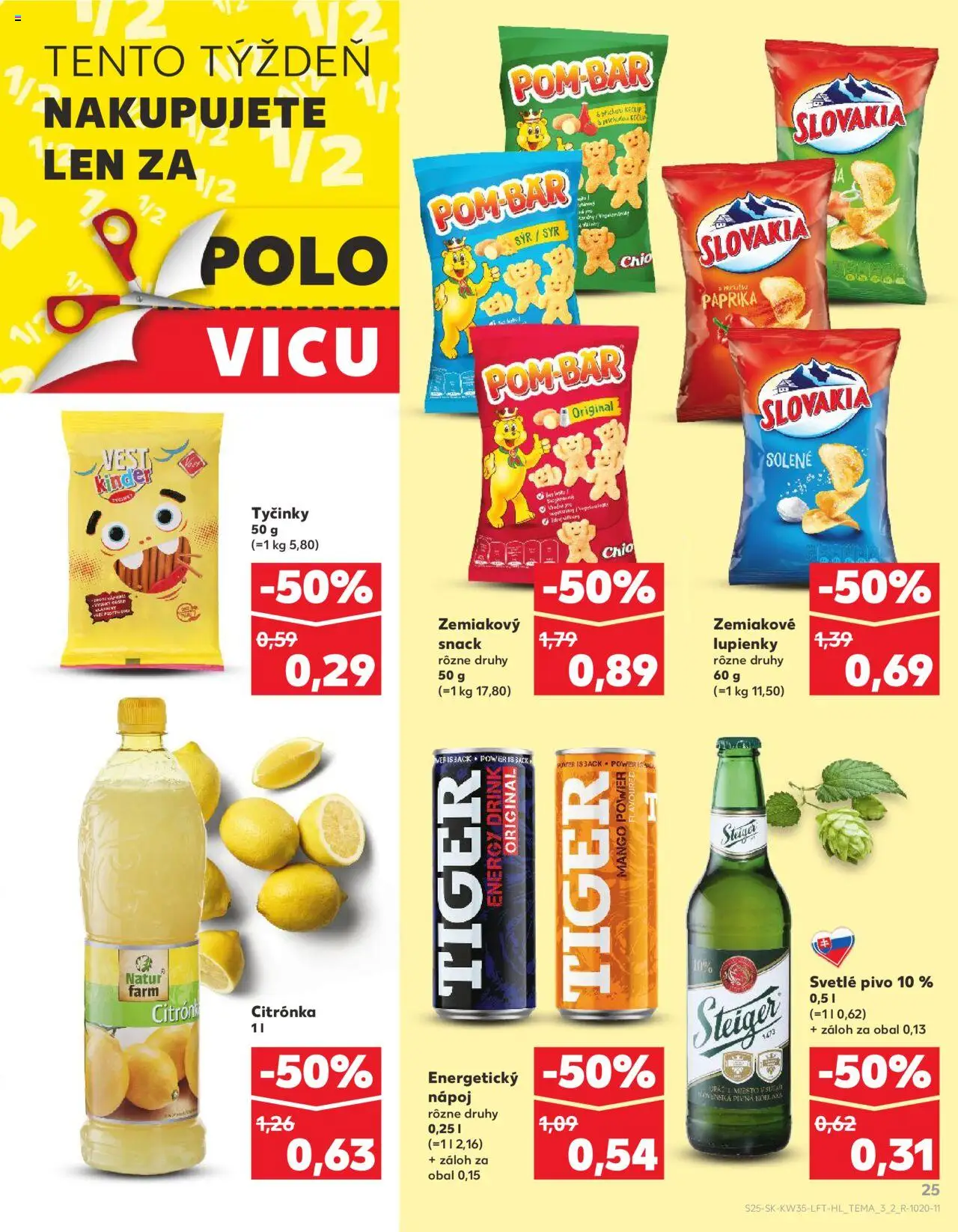 Kaufland SK akciós ujság - amely érvényes a következő dátumtól: 28.08.2025 | Oldal: 25 | Termékek: Mangó
