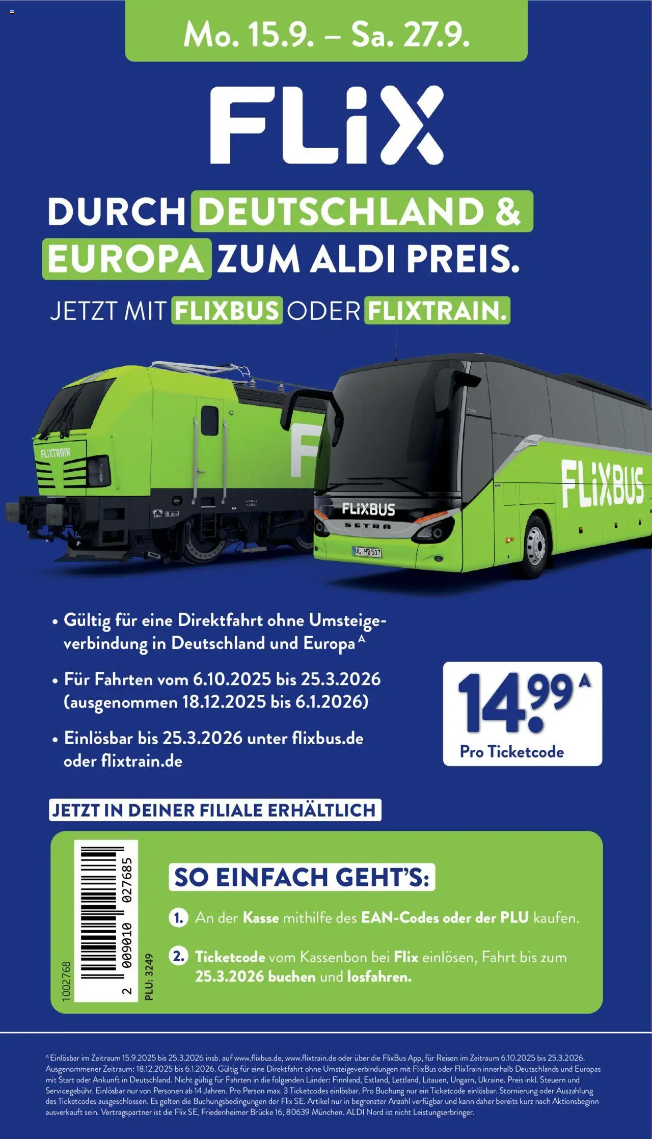 Aldi Prospekt 	 – gültig ab 15.09.2025 | Seite: 40