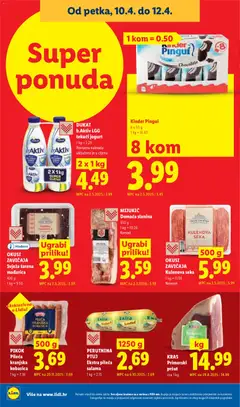 PERUTNINA PTUJ Ekstra pileća salama, 1250 g - Pregled kataloga iz trgovine Lidl, vrijedi od 07.04.2026 | Stranica: 68