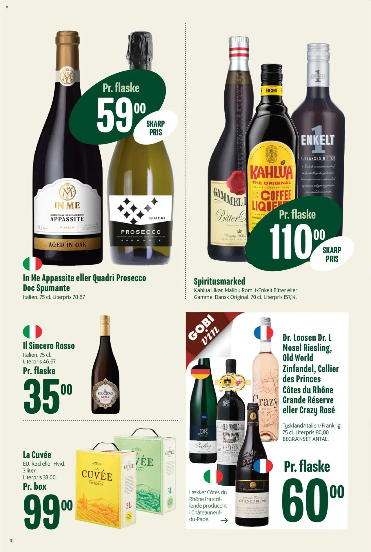 Min Købmand Tilbudsavis gyldig fra 04.07.2025 | Side: 10 | Produkter: Vin