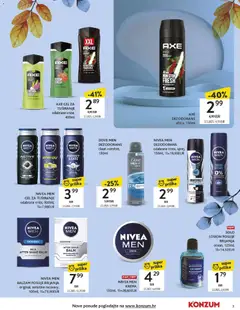 AXE GEL ZA TUŠIRANJE, odabrane vrste, 400ml - Pregled kataloga iz trgovine Konzum, vrijedi od 04.11.2025 | Stranica: 3