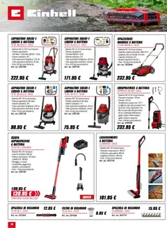 Anteprima del volantino Volantino Einhell	 valido a partire dal 02.02.2026 | Pagina: 18 | Prodotti: Spazzola, Idropulitrice, Aspirapolvere, Coperta