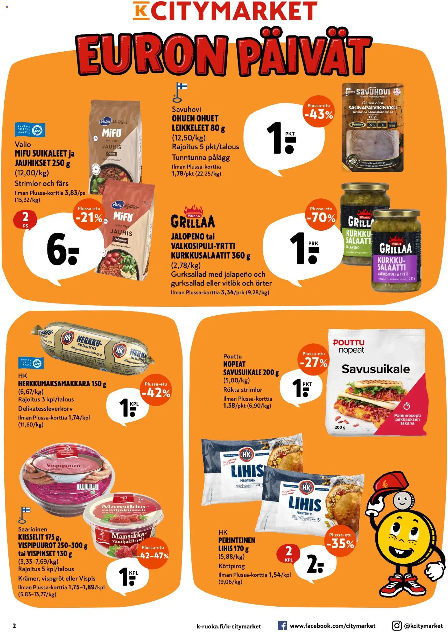 K-Citymarket tarjoukset – voimassa 13.04.2026 alkaen | Sivu: 2