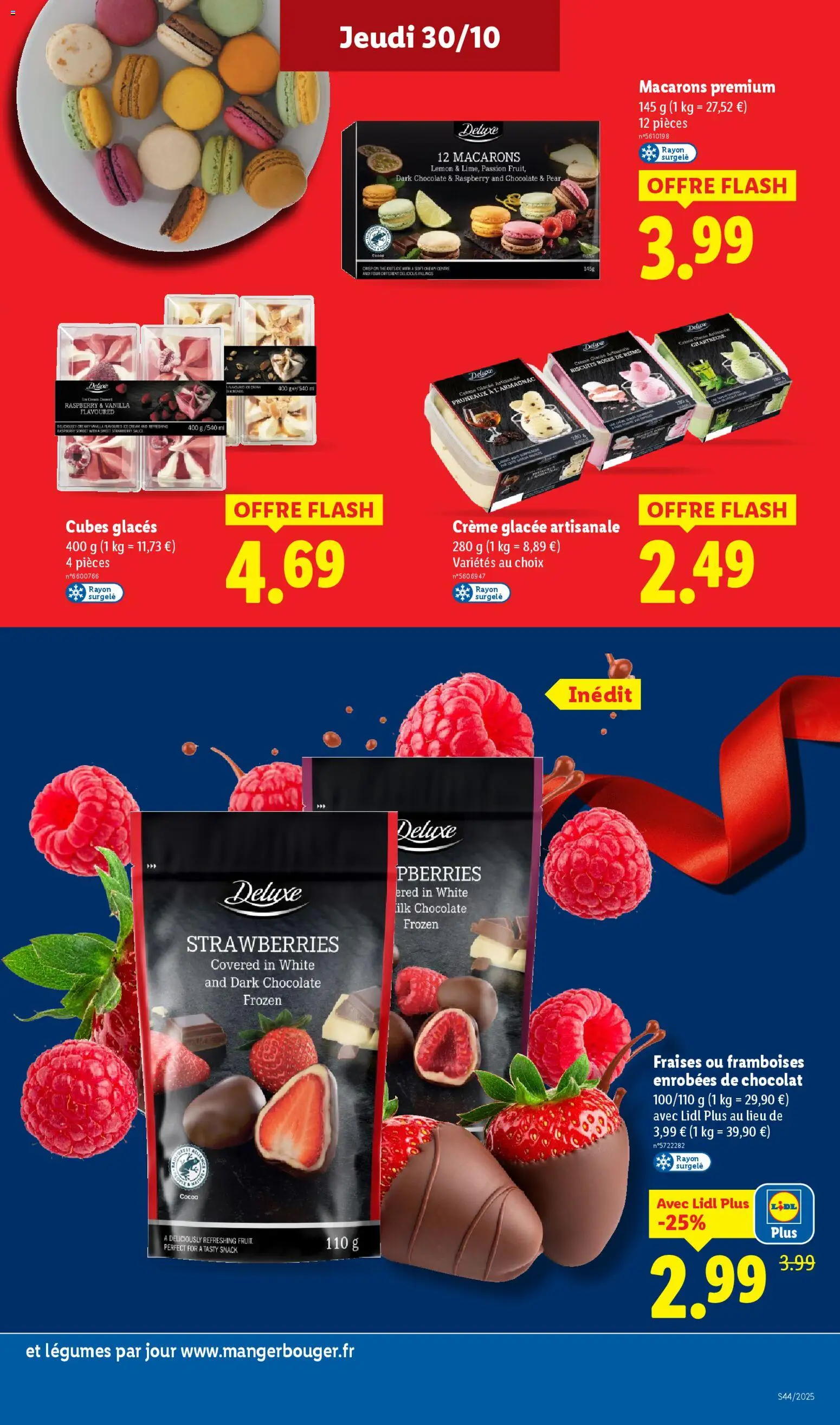 {H1} | Page: 21 | Produits: Glaces, Chocolat, Thé, Biscuits