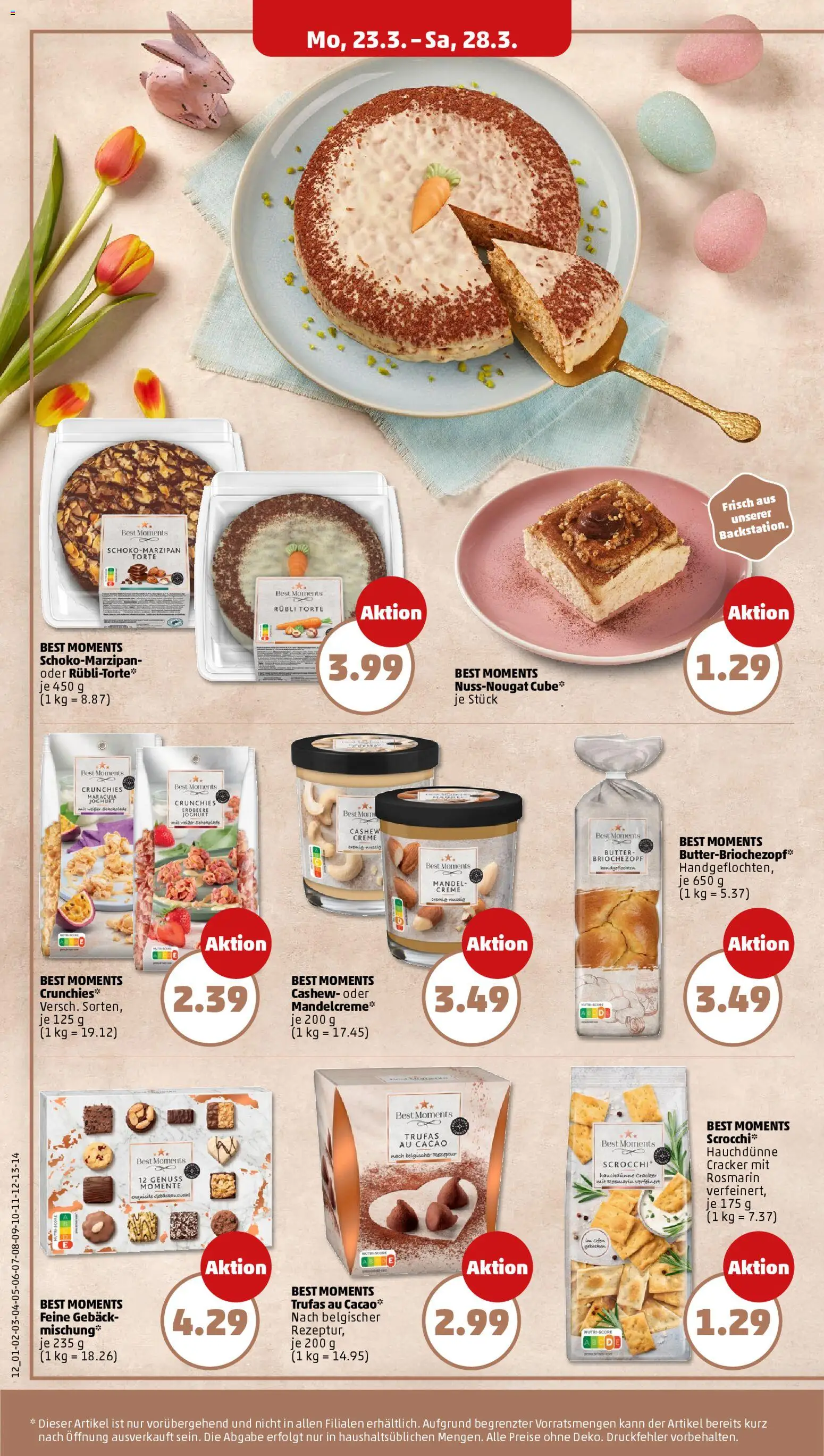 Penny Prospekt 	 – gültig ab 23.03.2026 | Seite: 14 | Produkte: Butter, Joghurt, Creme