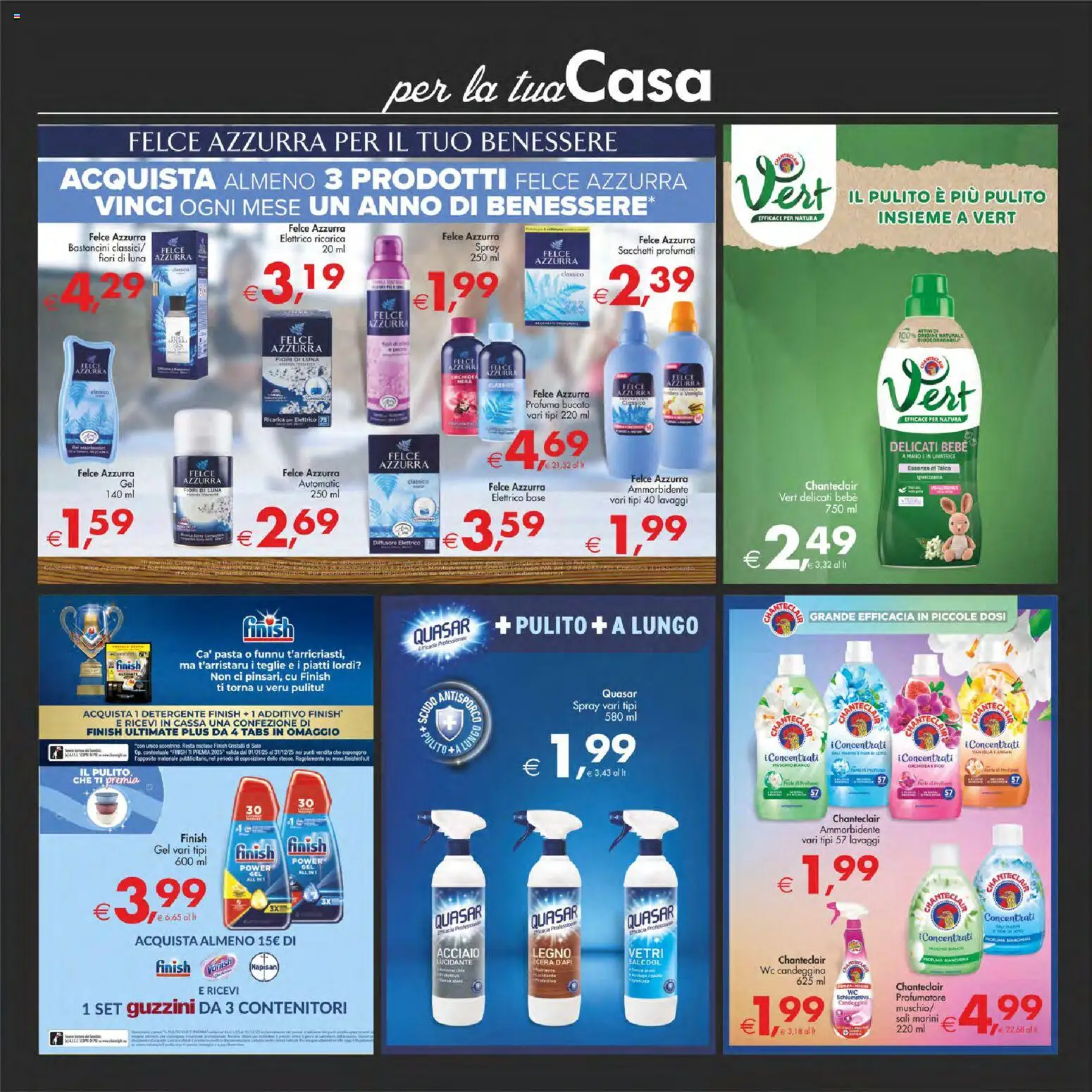 Volantino Decò del 16.12.2025 | Pagina: 41 | Prodotti: Ammorbidente, Pasta, Lavatrice, WC
