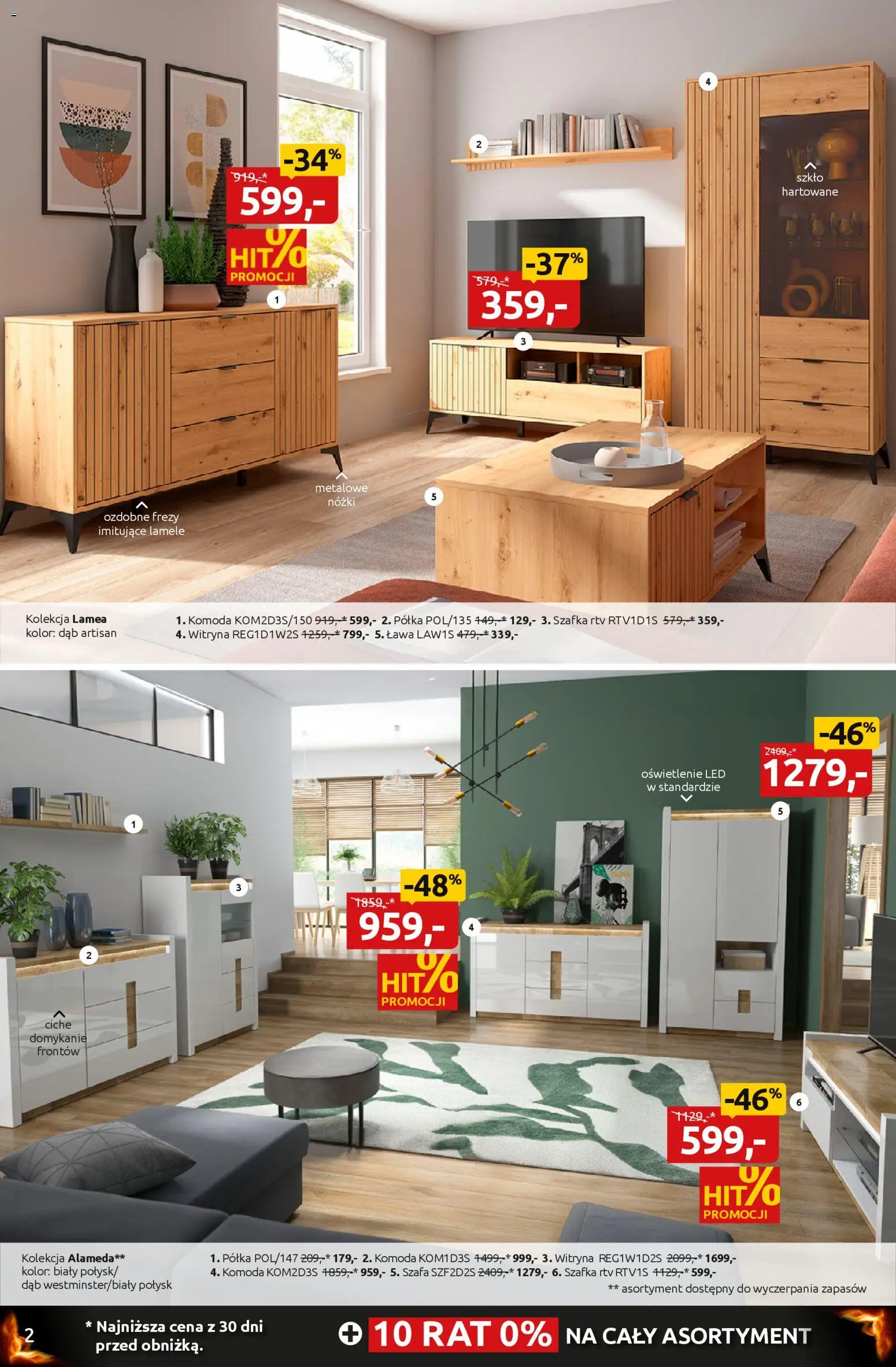 Black Red White promocje od 27.01.2026 | Strona: 2 | Produkty: Szafa, Komoda, Półka, Witryna