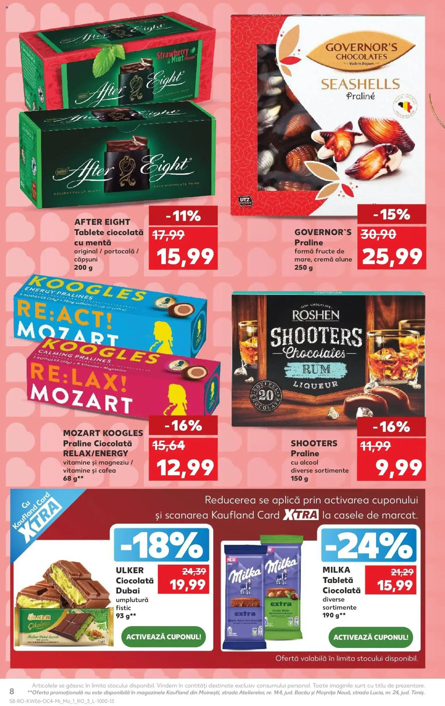 Noul catalog Kaufland – valabil de la 04.02.2026 | Pagină: 8 | Produse: Alune, Praline, Cafea, Fructe