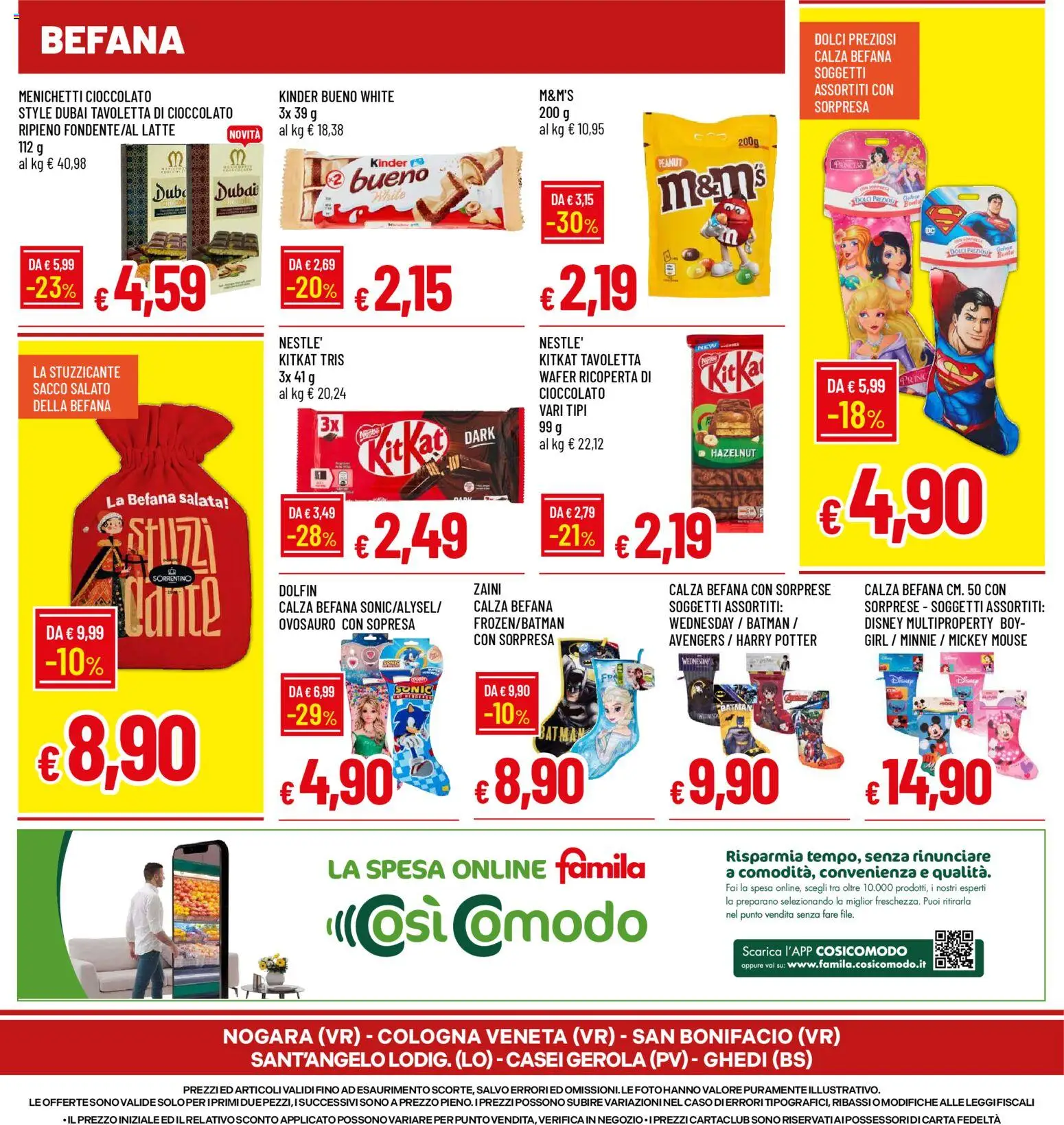 Volantino Famila del 29.12.2025 | Pagina: 20 | Prodotti: Cioccolato, Latte, Mouse