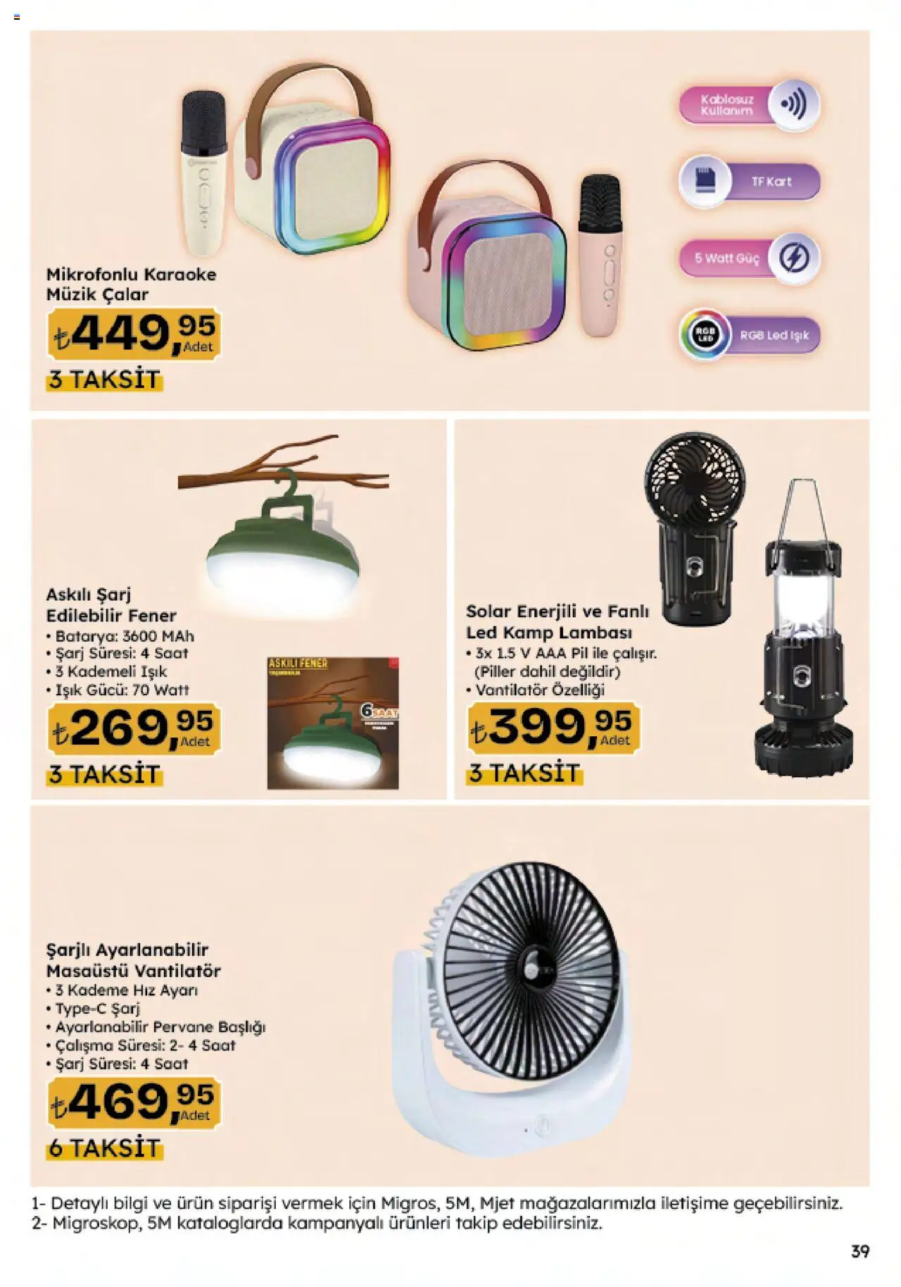 Migros Katalog - Migroskop - 22.05.2025 tarihinden itibaren geçerlidir | Sayfa: 130 | Ürünler: Pil, Saat, Vantilatör