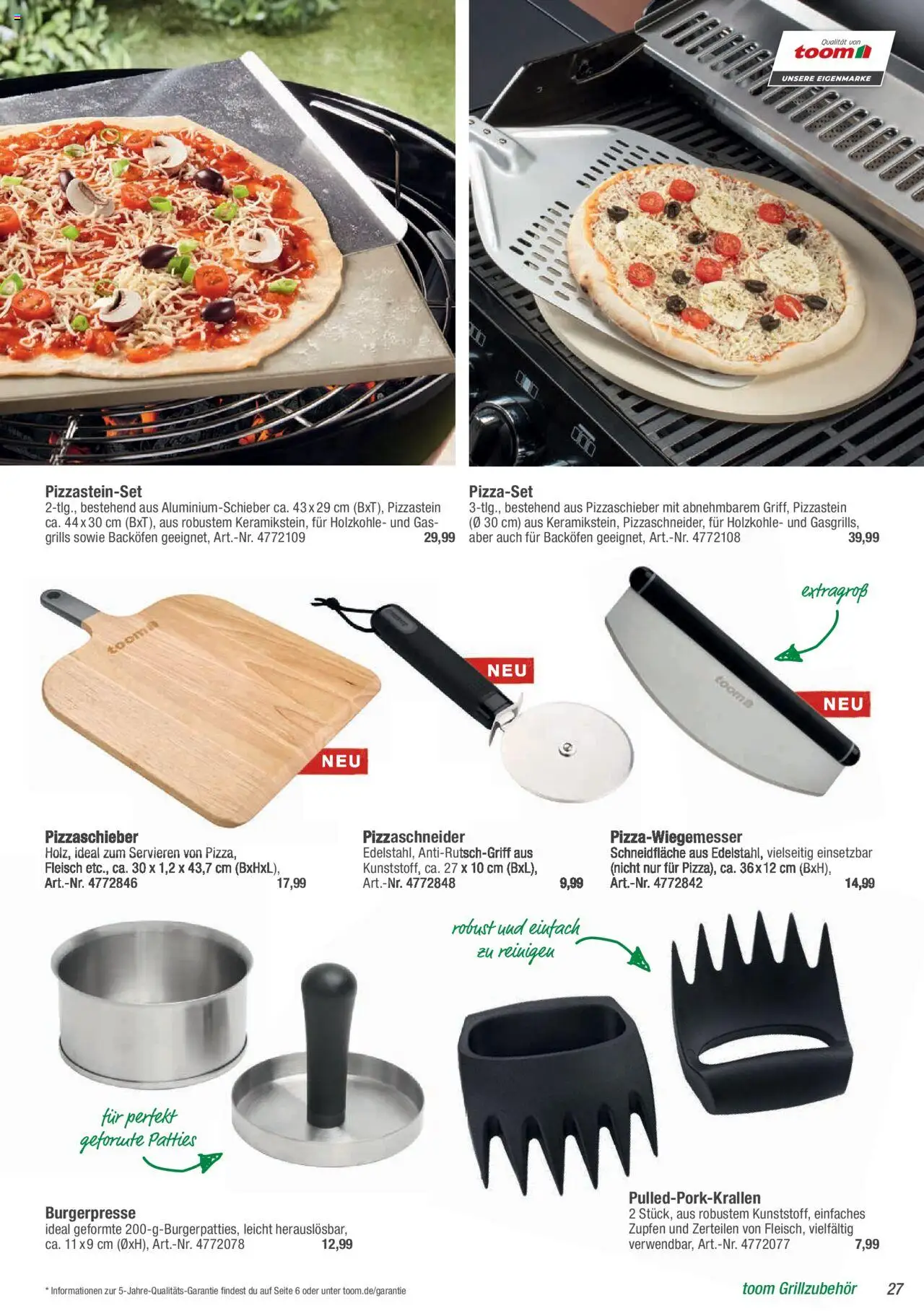 Toom Baumarkt Grills & Zubehör 2025 - gültig ab dem 19.02.2025 | Seite: 27 | Produkte: Backofen, Fleisch