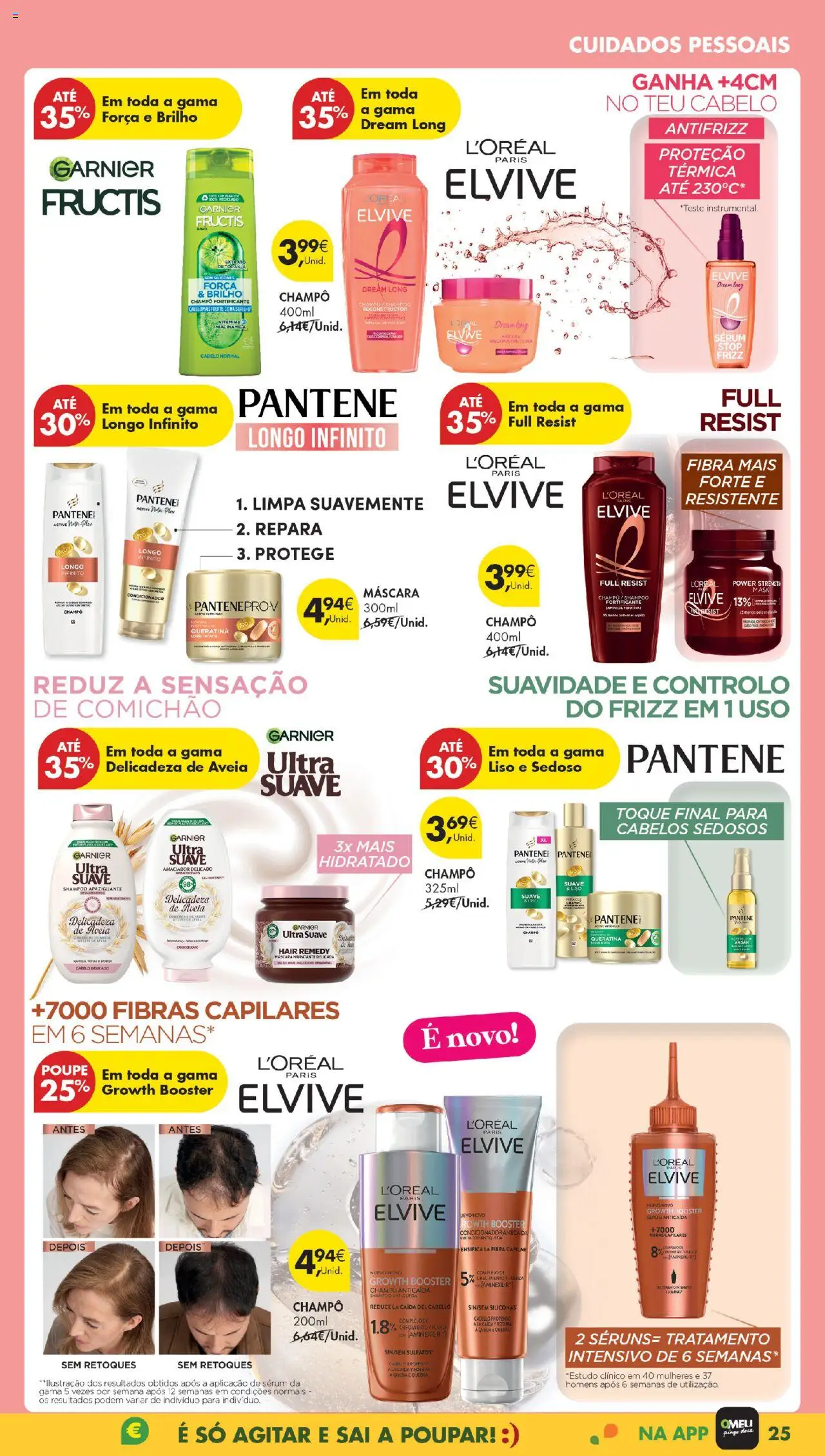 Pingo Doce Poupe Esta Semana Madeira │ válido de 19.08.2025 | Página: 25 | Produtos: Aveia, Condicionador, Sérum, Leite