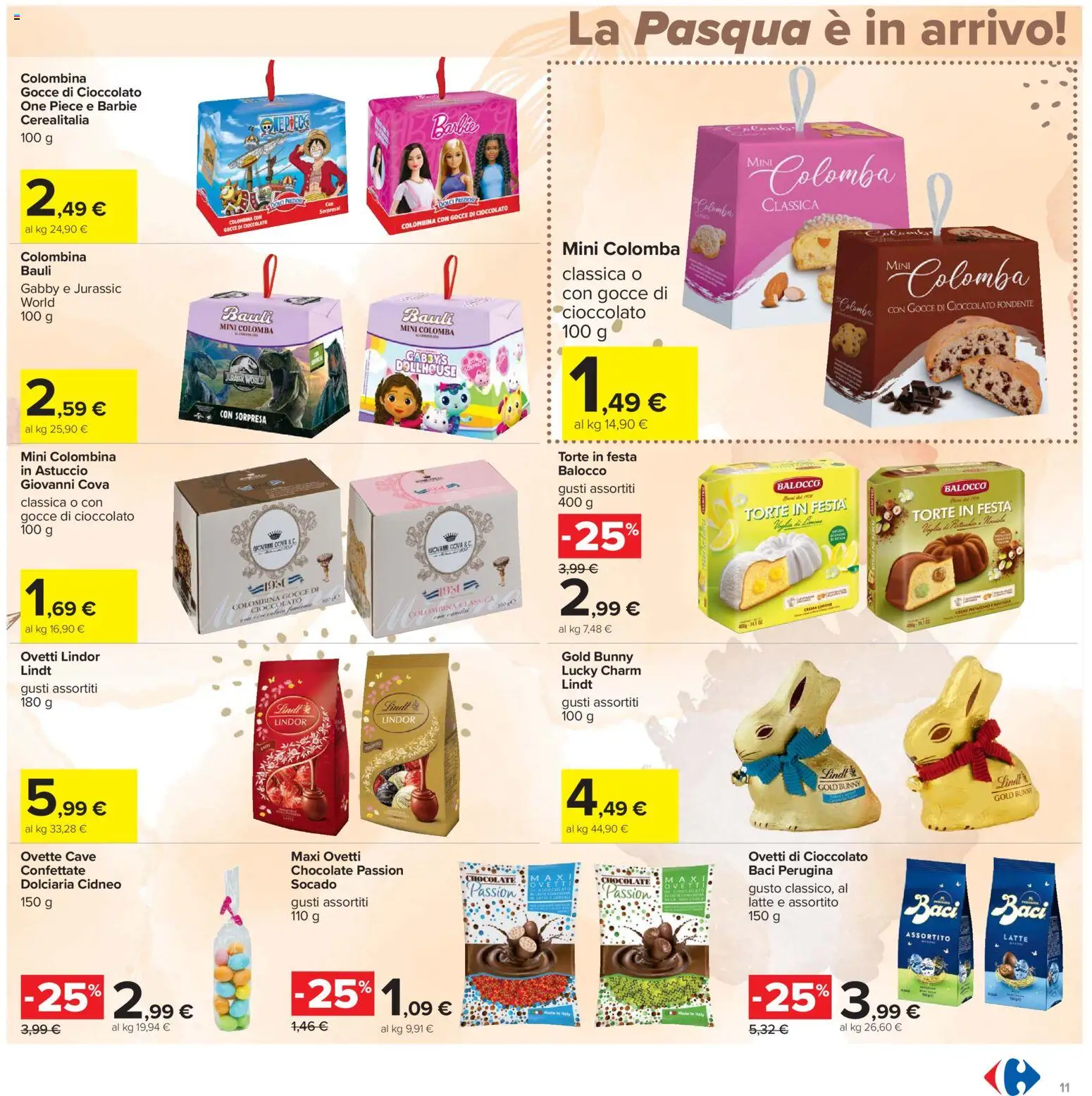 Volantino Carrefour del 02.03.2026 | Pagina: 11 | Prodotti: Cioccolato, Latte, Limone, Astuccio