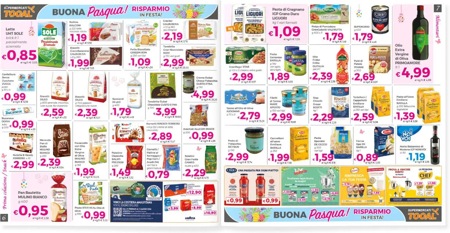 Volantino Tocal del 27.03.2026 | Pagina: 4 | Prodotti: Cioccolato, Latte, Formaggio, Tortelloni
