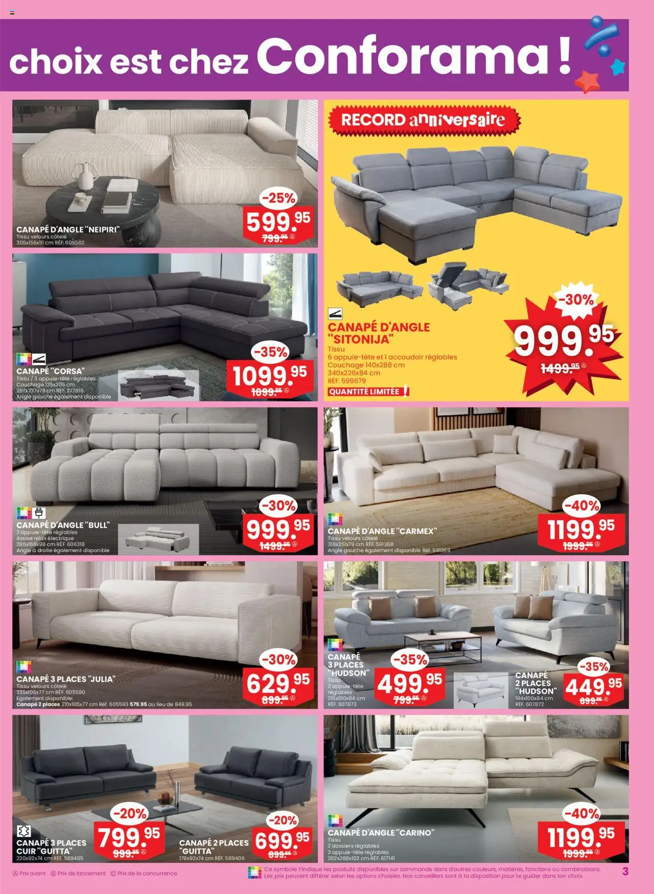 Conforama Aktionen FR – gültig ab 10.09.2025 | Seite: 3