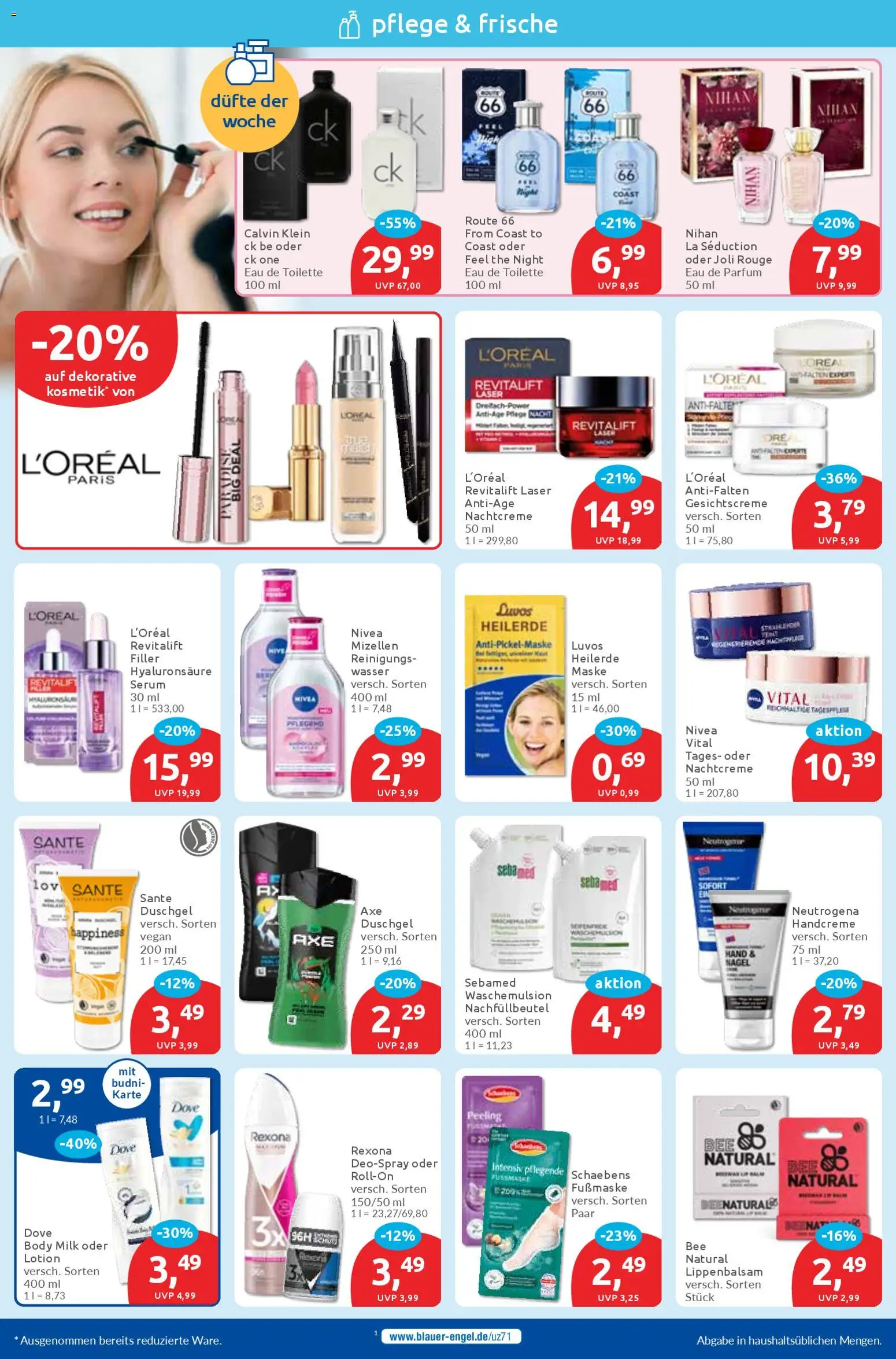 Budni Prospekt 	 – gültig ab 22.12.2025 | Seite: 2 | Produkte: Eau de Toilette, Duschgel, Wasser, Body Milk