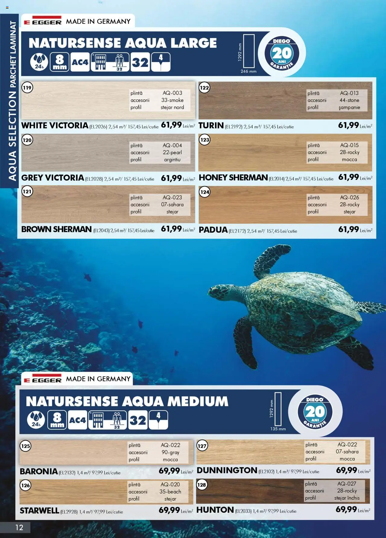 Noul catalog Diego – valabil de la 01.10.2025 | Pagină: 12 | Produse: Parchet