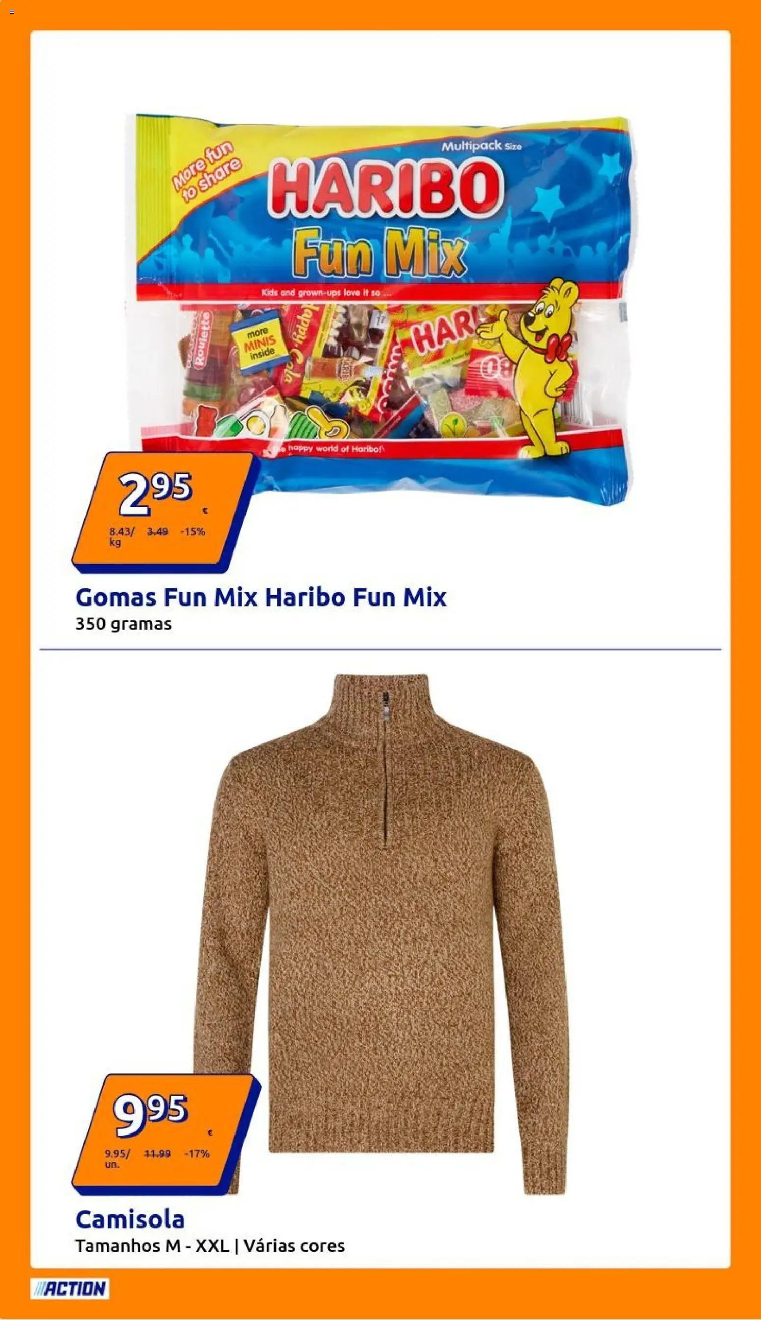 Action - Action PT week 46 2025 │ válido de 12.11.2025 | Página: 4 | Produtos: Camisola, Gomas