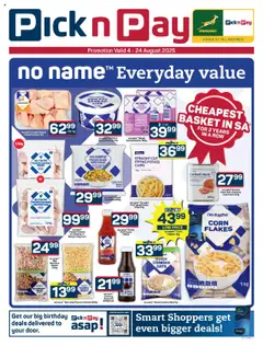 Preview of Pick n Pay specials valid from 04.08.2025