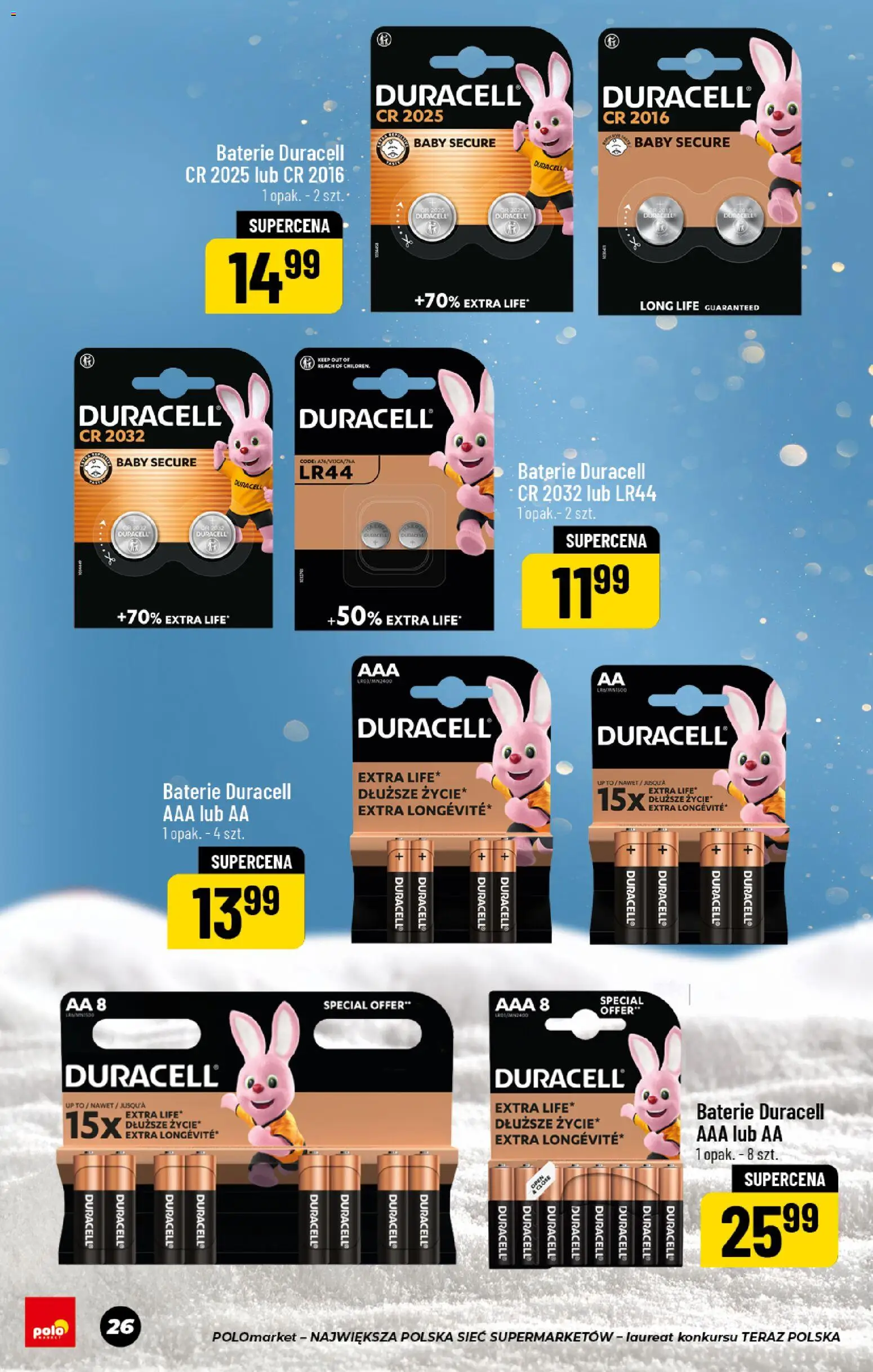 POLOmarket Gazetka - Boże Narodzenie od 07.11.2025 | Strona: 26 | Produkty: Baterie