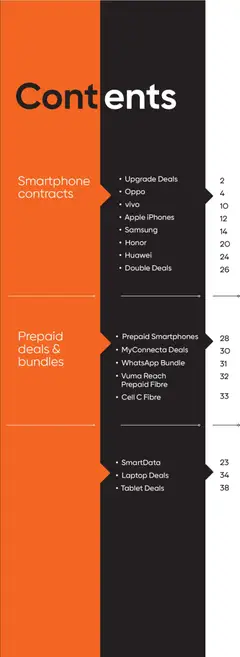 Cell C specials catalogue – valid from 04.02.2026 | Page: 2 | Products: Smartphone, Tablet, Laptop