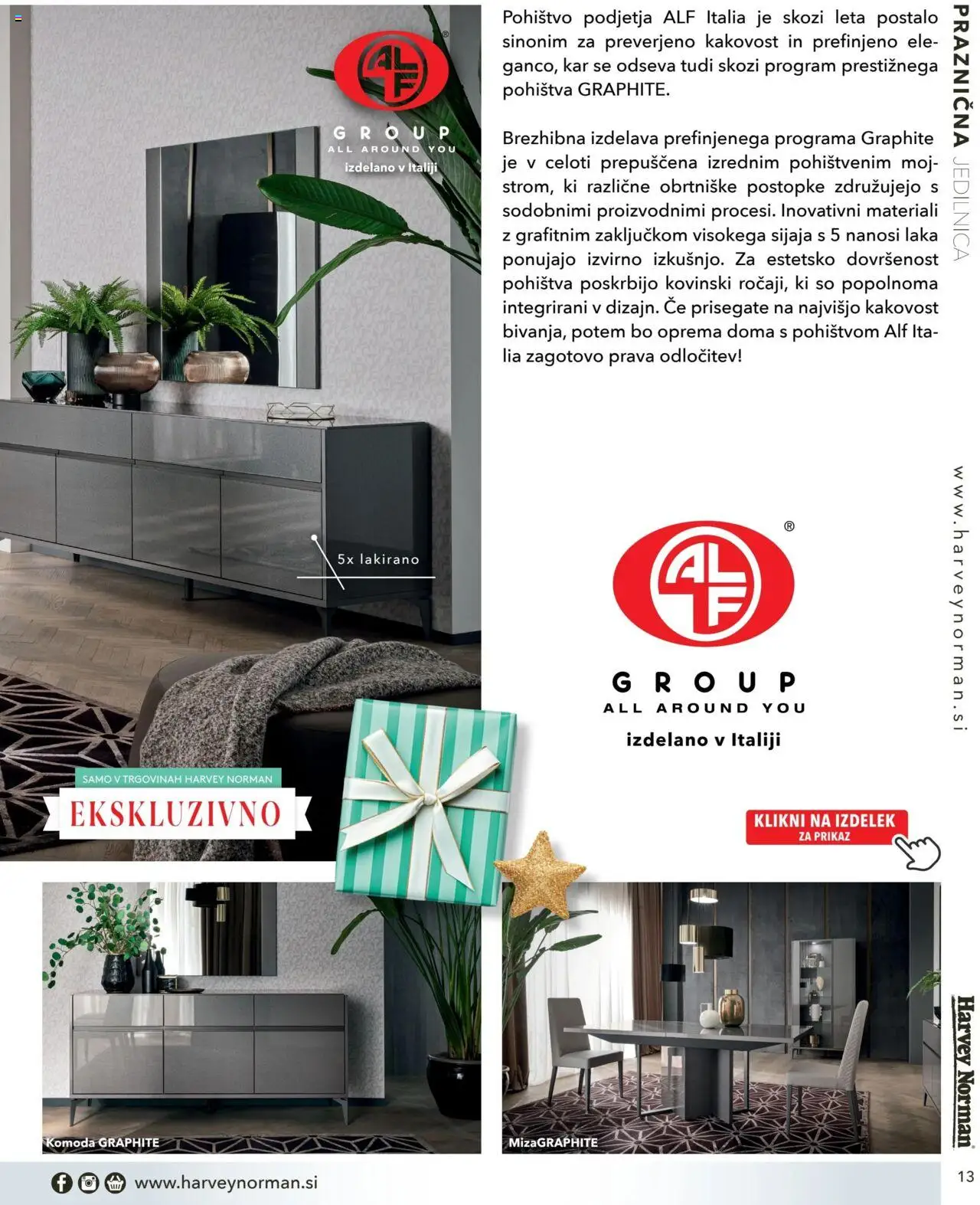Harvey Norman katalog praznična jedilnica │ velja od 07.12.2023 | Stran: 13 | Izdelki: Pohištvo, Komoda