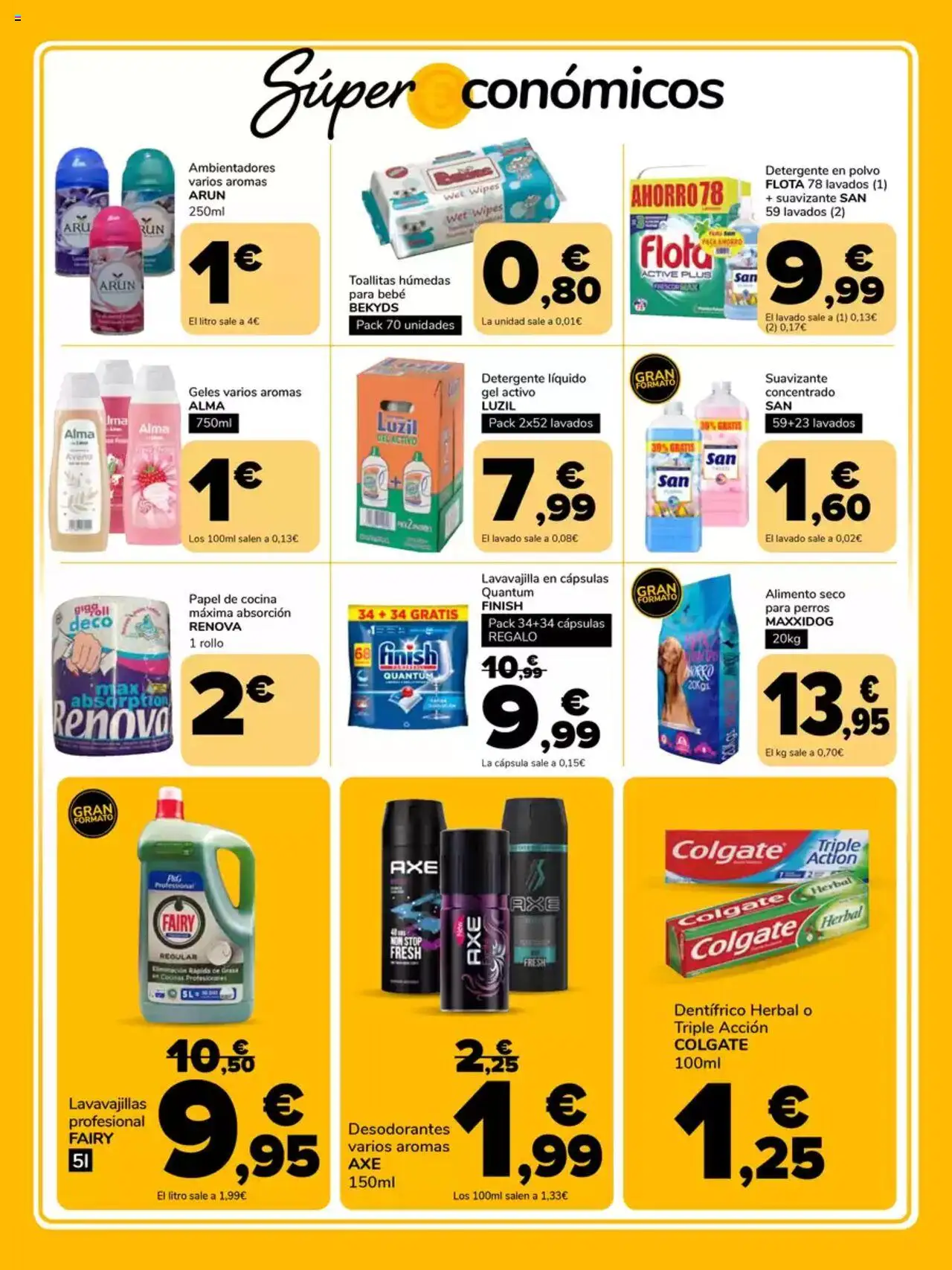 Supeco folleto │ válido desde el 18.09.2025 | Página: 7 | Productos: Polvo, Detergente, Cocina, Lavavajillas