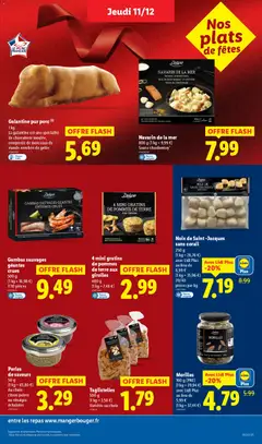 LIDL - Prévisualisation de 4 mini gratins de pommes de terre aux girolles, 400 g (1 kg = 7,48 €) valide à partir de 11.12.2025 | Page: 33