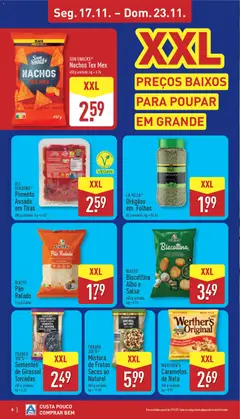 Pré-visualização Aldi folheto válido de 17.11.2025 | Página: 8 | Produtos: Orégãos, Pão, Nata