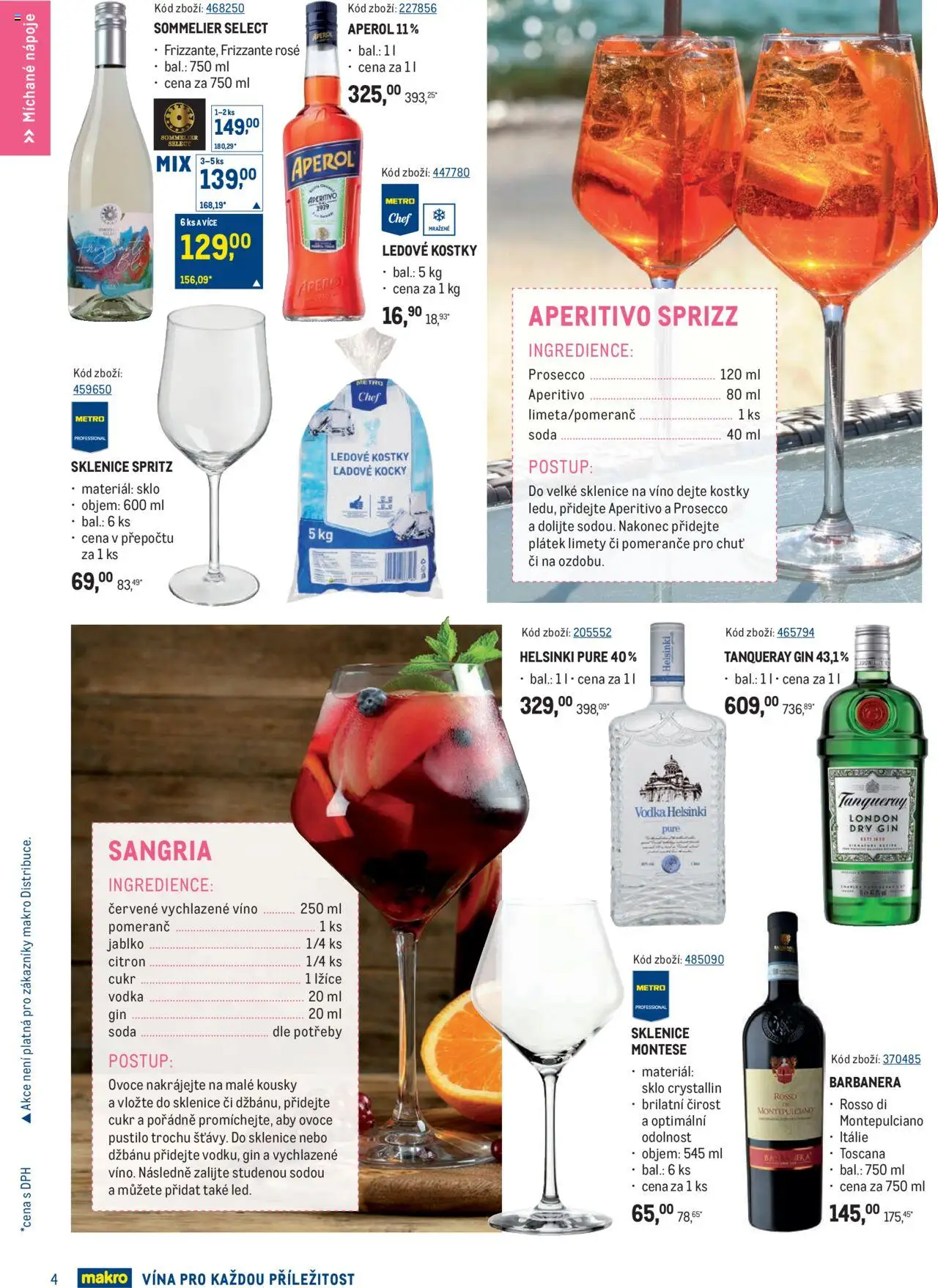 Makro leták  - Letní vína od 04.06.2025 | Strana: 4 | Produkty: Ovoce, Frizzante, Spritz, Cukr