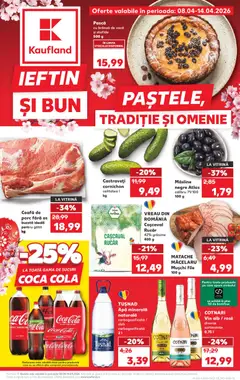Kaufland RO akciós újság - amely érvényes a következő dátumtól: 08.04.2026